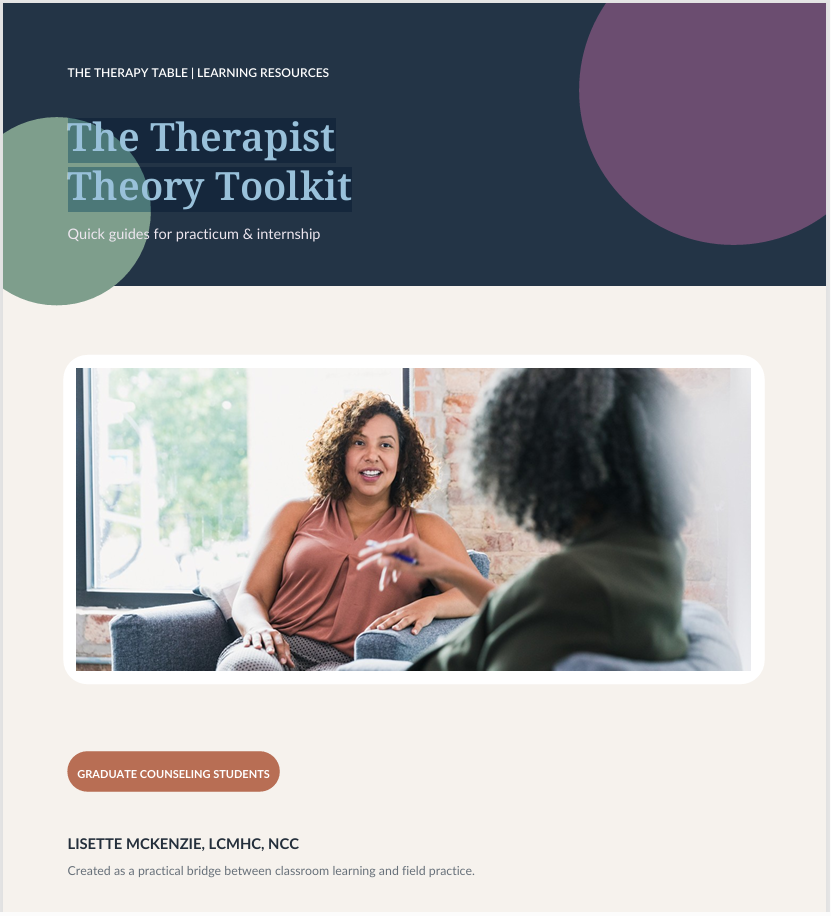The Therapist Theory Toolkit