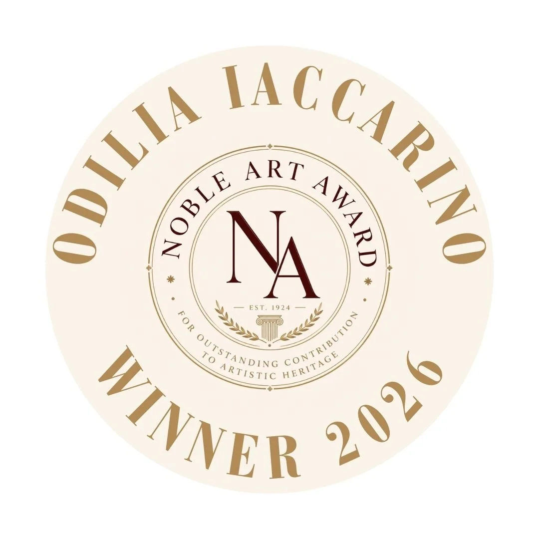 ARTIST SPOTLIGHT | ODILIA IACCARINO

We are thrilled to celebrate Odilia Iaccarino, whose distinctive Meninas are currently featured in THE SPACE BETWEEN: Contemporary &amp; Modern Dialogues at DHV ARTWORKS.
Three of Odilia&rsquo;s Meninas were selec