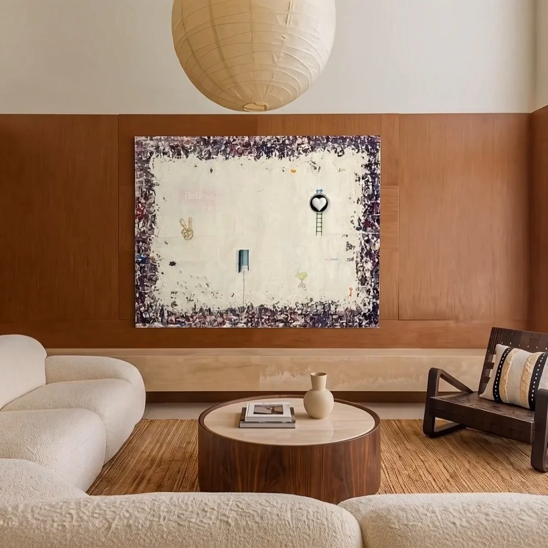 REVOLUTIONARY LOVE | Collazo Collection 

Imagine how this piece could transform a space in your home&mdash;but look closer, because there is so much more here than what first meets the eye.

Created by Collazo Collection, the husband-and-wife collab
