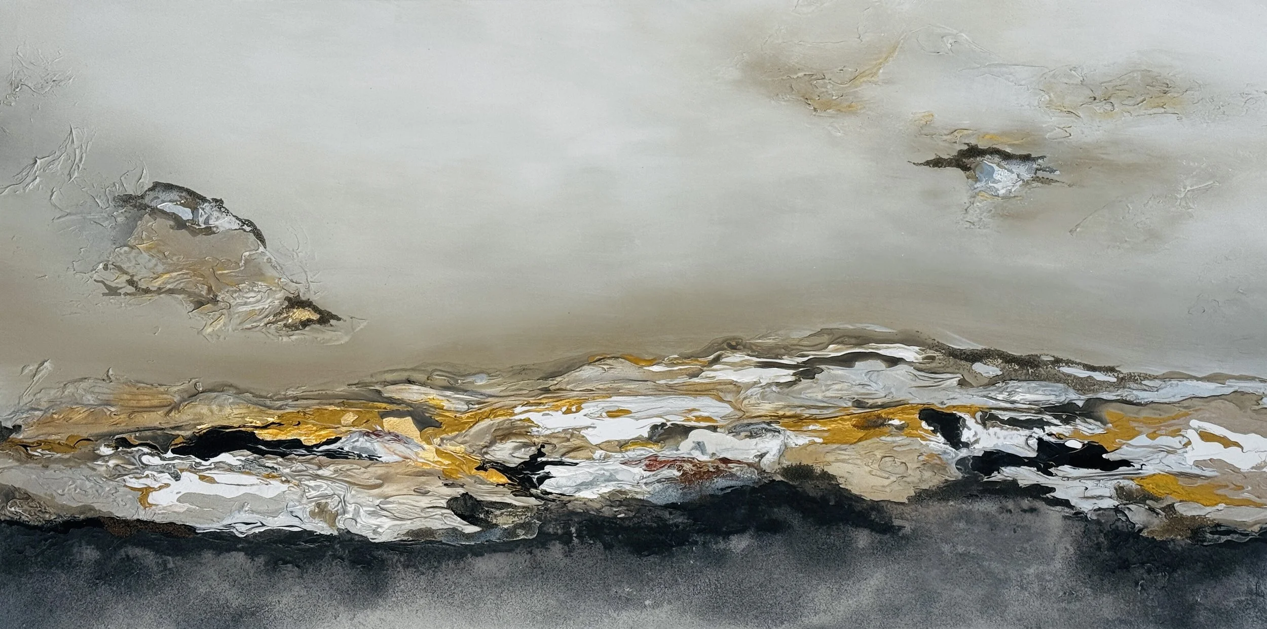 Silent Poetry, 36 x 72"