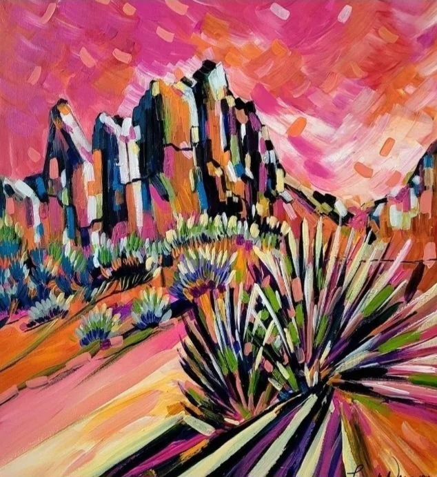Tres Magnifique, 24 x 24 in