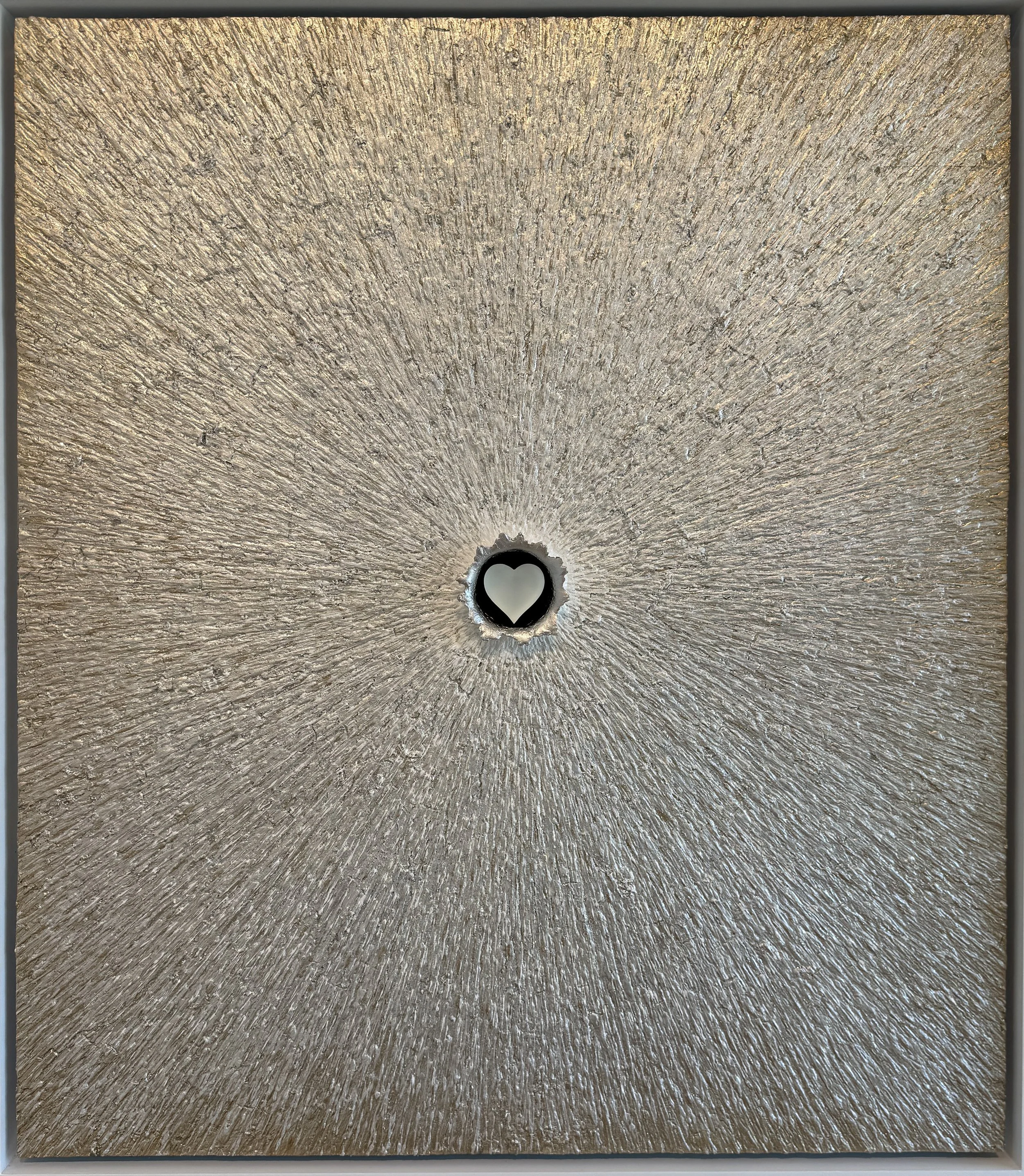 PURE LOVE LXXXV, 48 x 42:, Mixed Media on Fiber Resin
