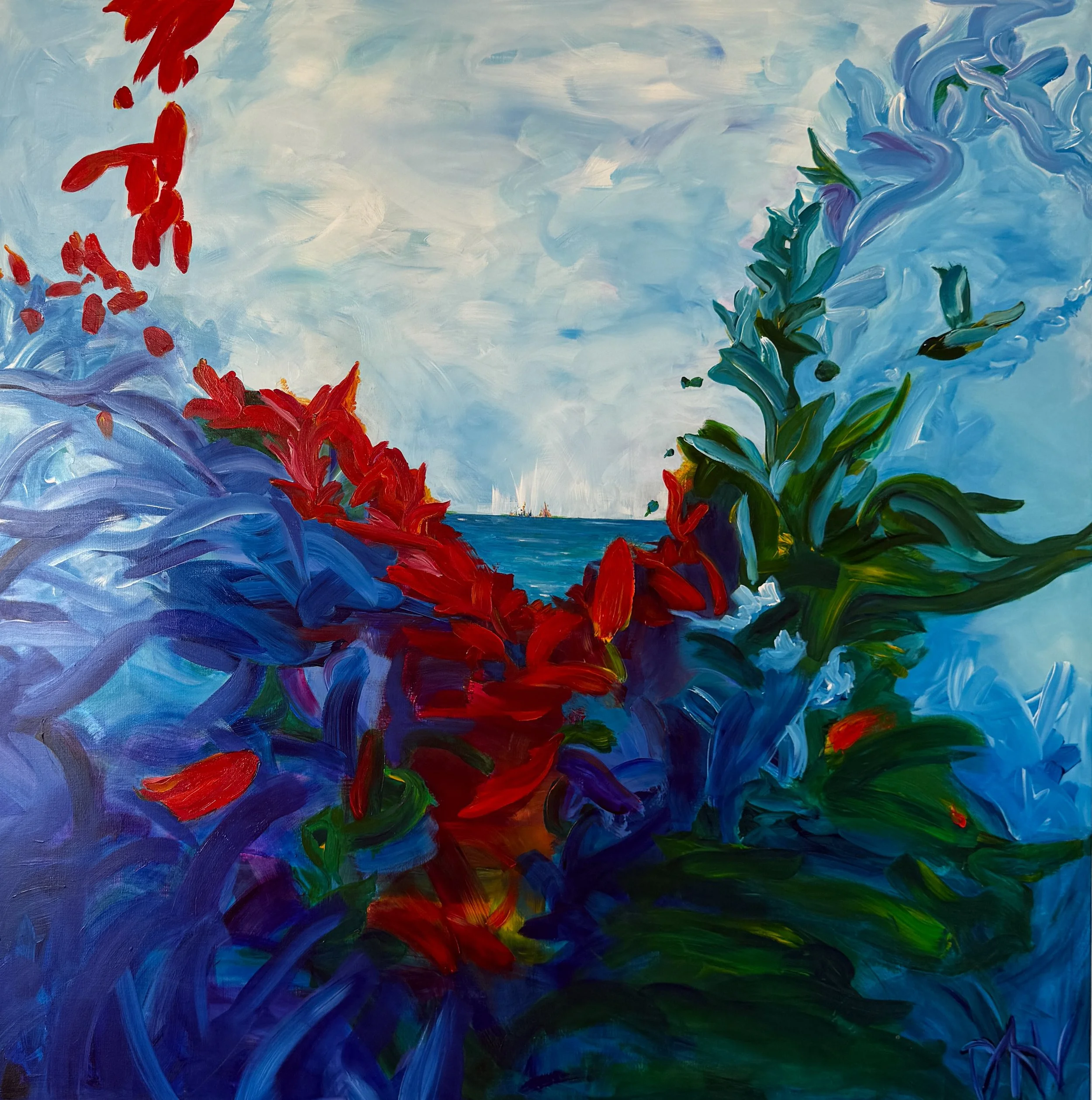 Beyond, 72 x 72"
