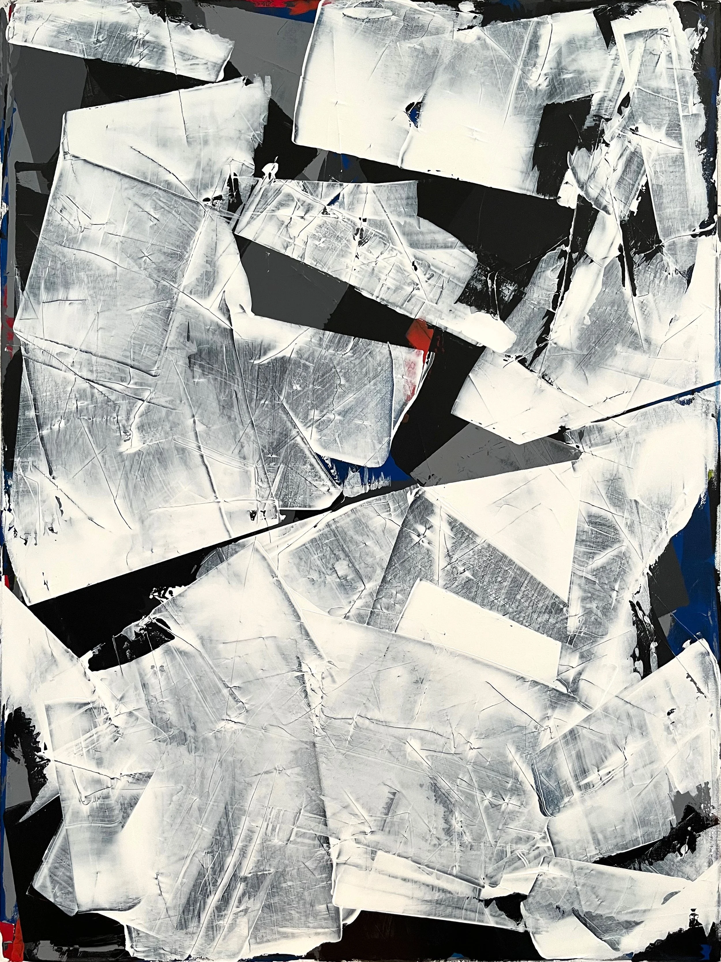 Ice, 40 x 30"