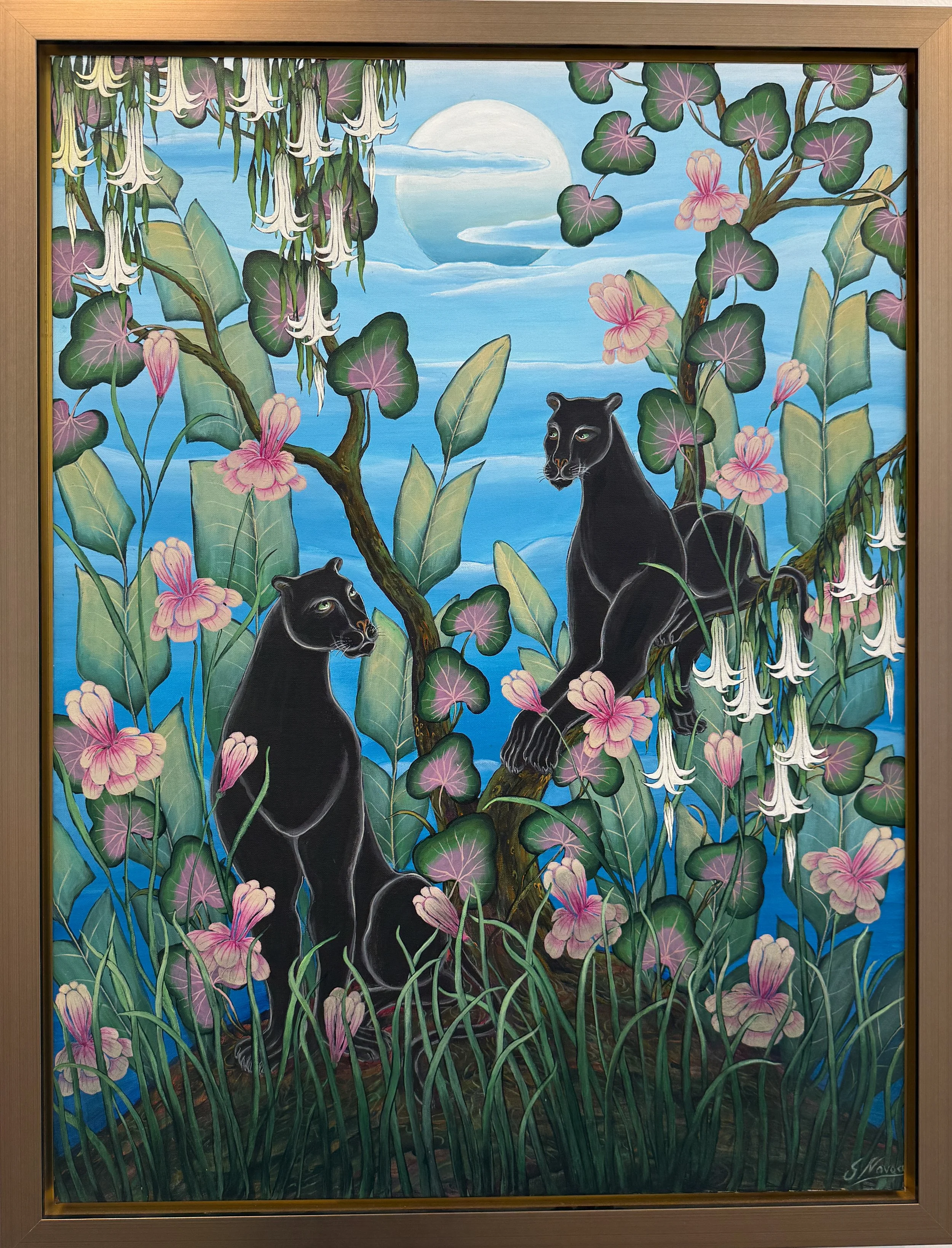 Full Moon, 43 x 33"