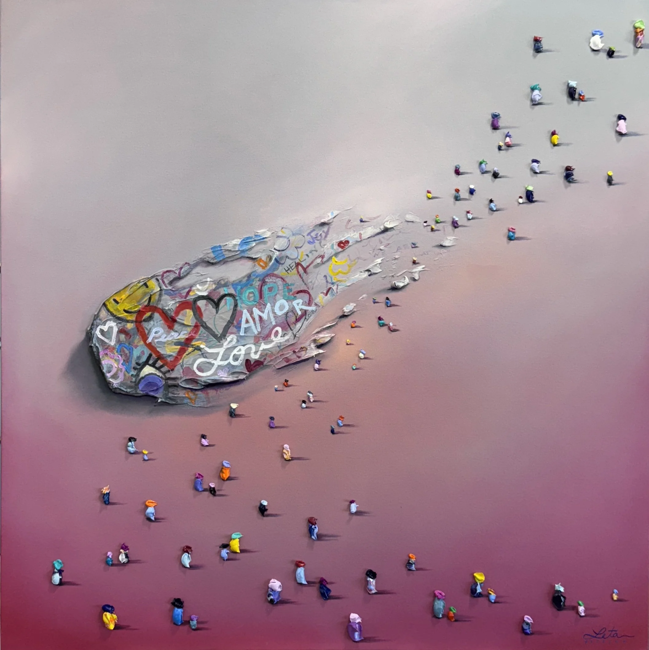 Big Dreams, 36 x 36 in