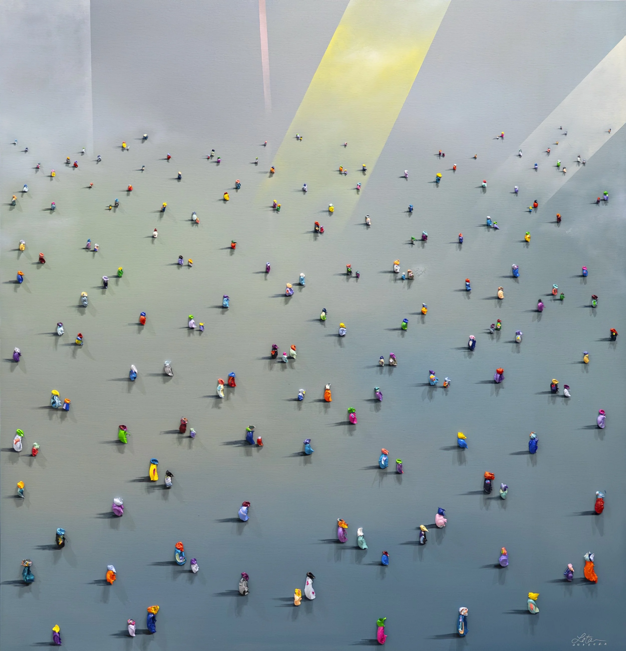PORTALS OF UNITY II, 72 x 72 in.
