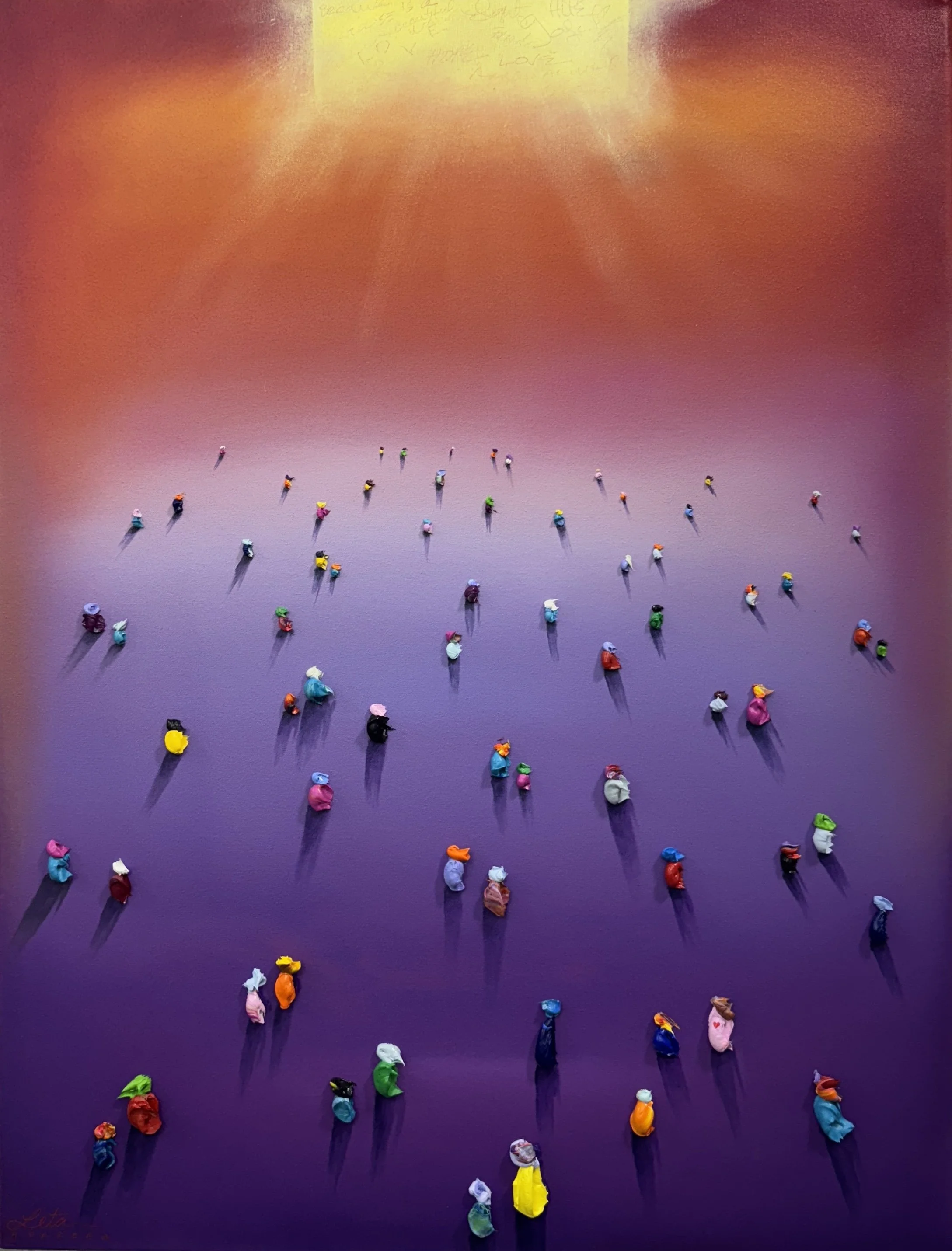 Energy Of Love, 40 x 30 in