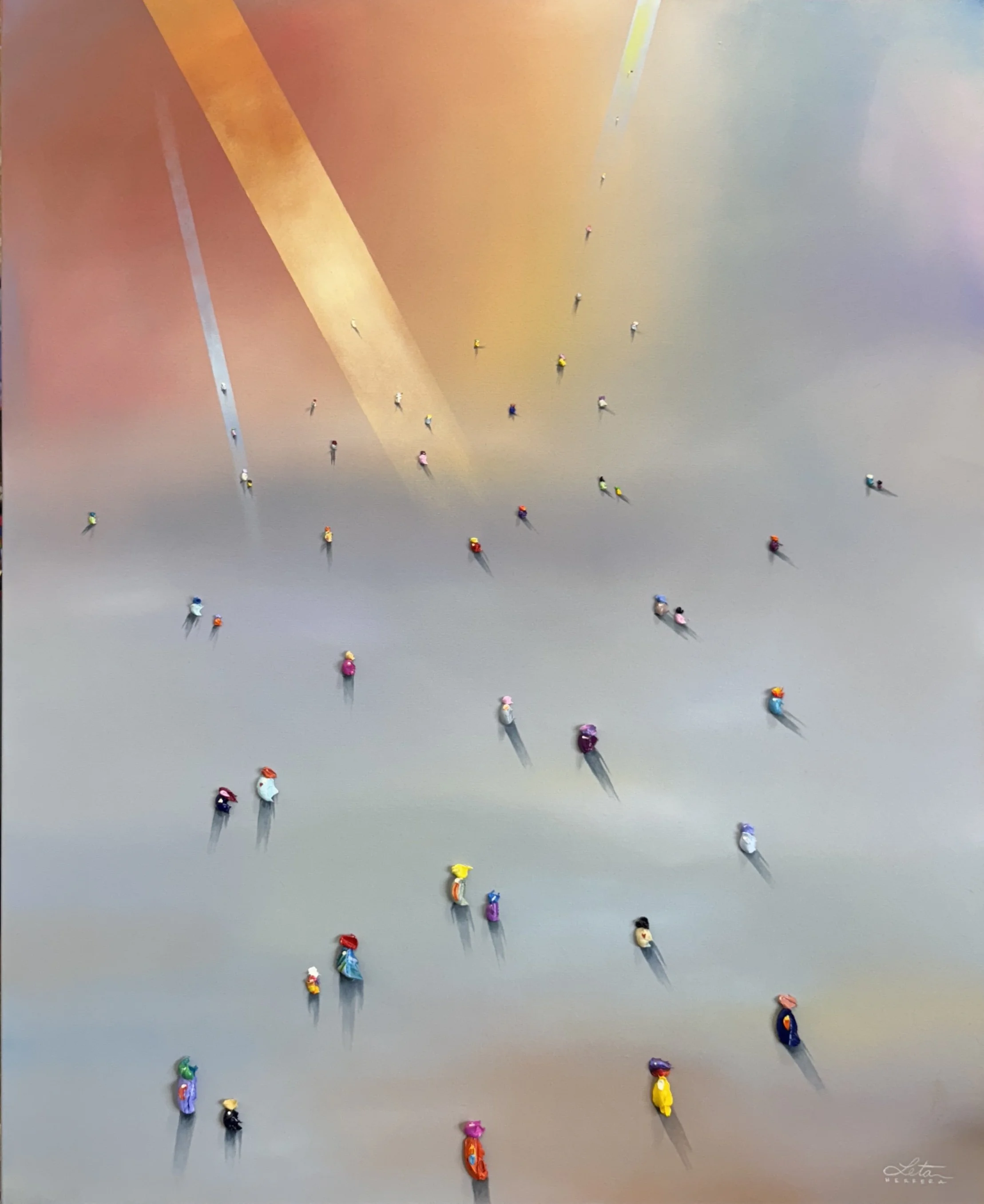 Portals Of Light, 60 x 48 in