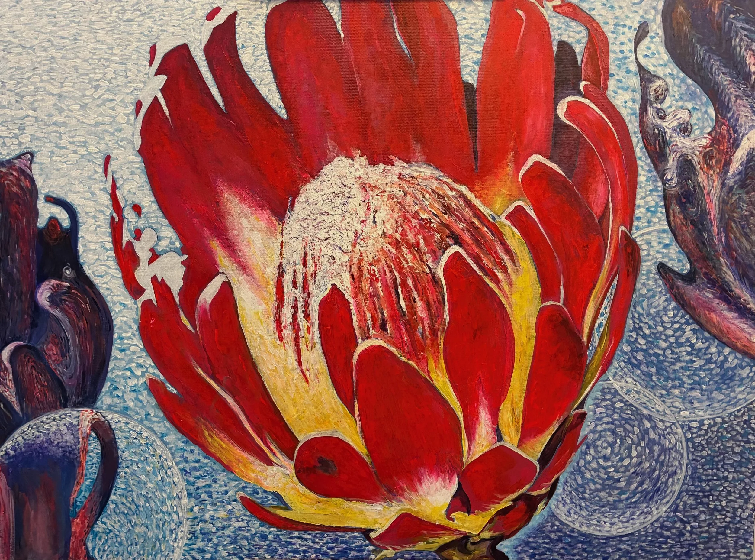 Blooming Protea, 30 x 40"
