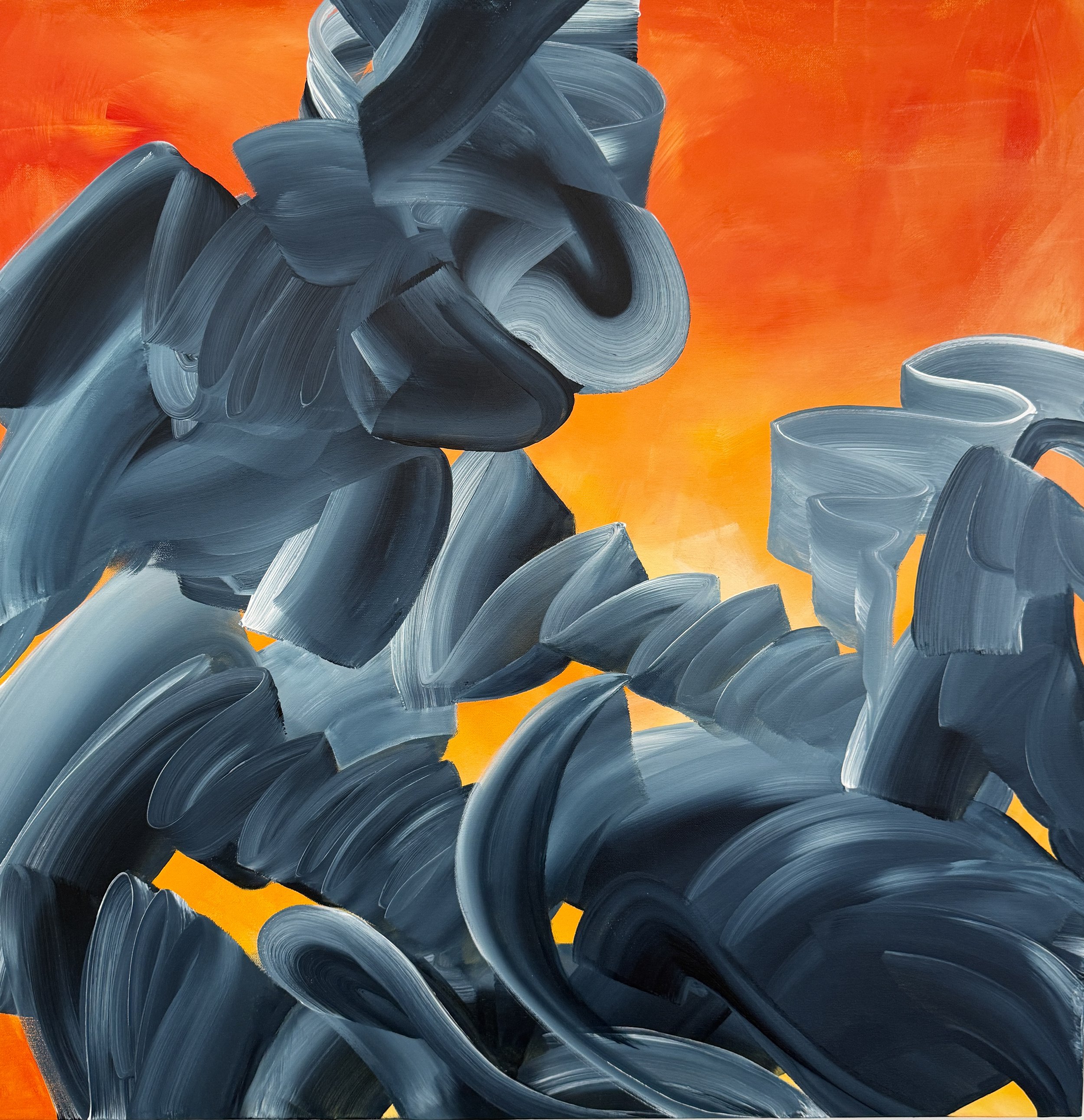 Thermal Tension:  Ignition, 36 X 36"