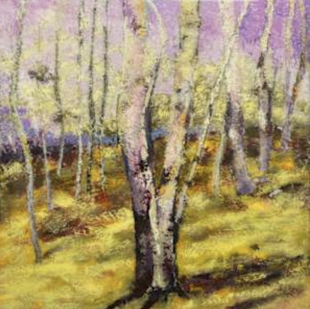 Sage in the Thicket, 12 x 12"