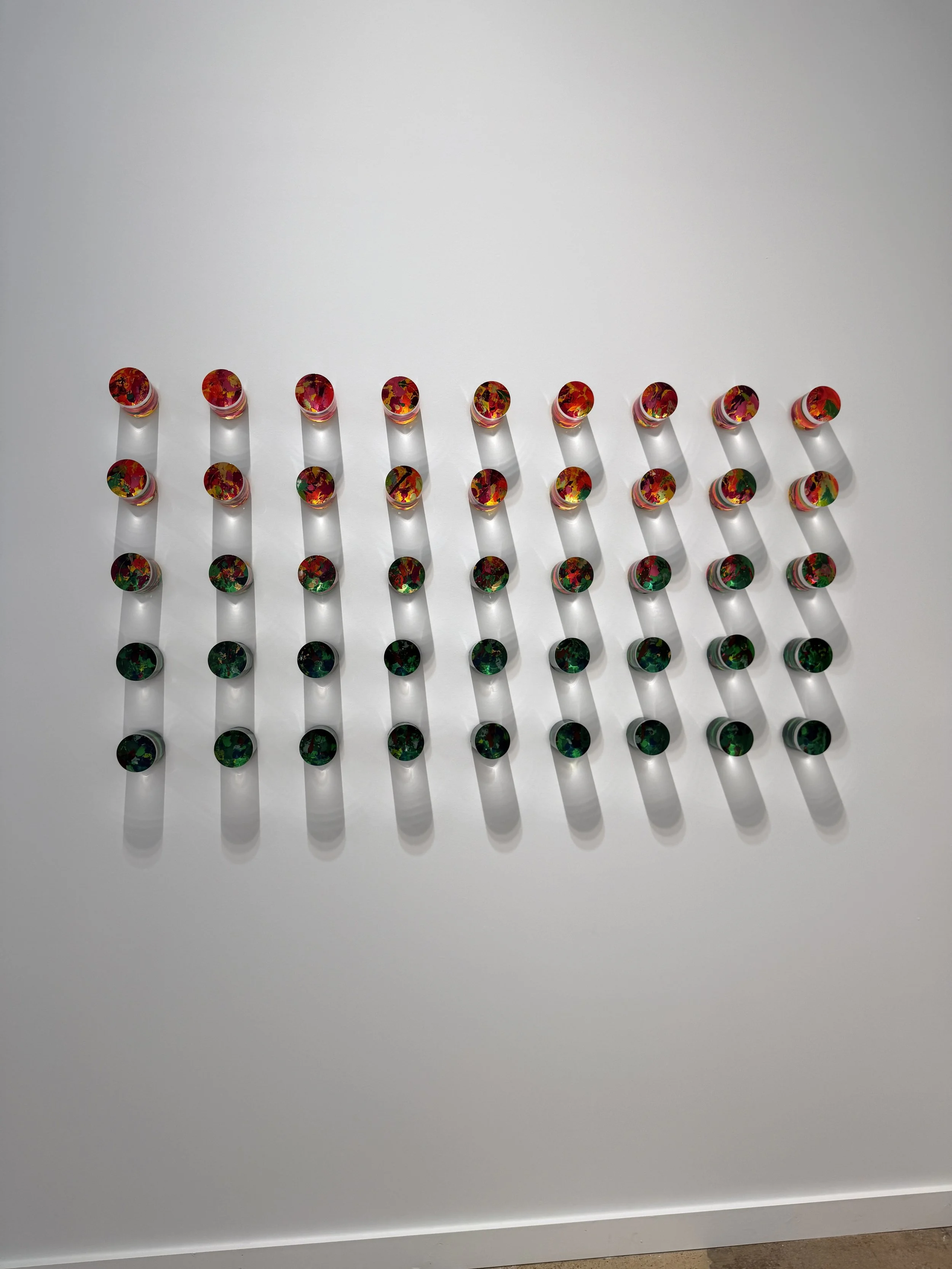 BIOPHILIA, Acrylic on Acrylic Block, set of 45