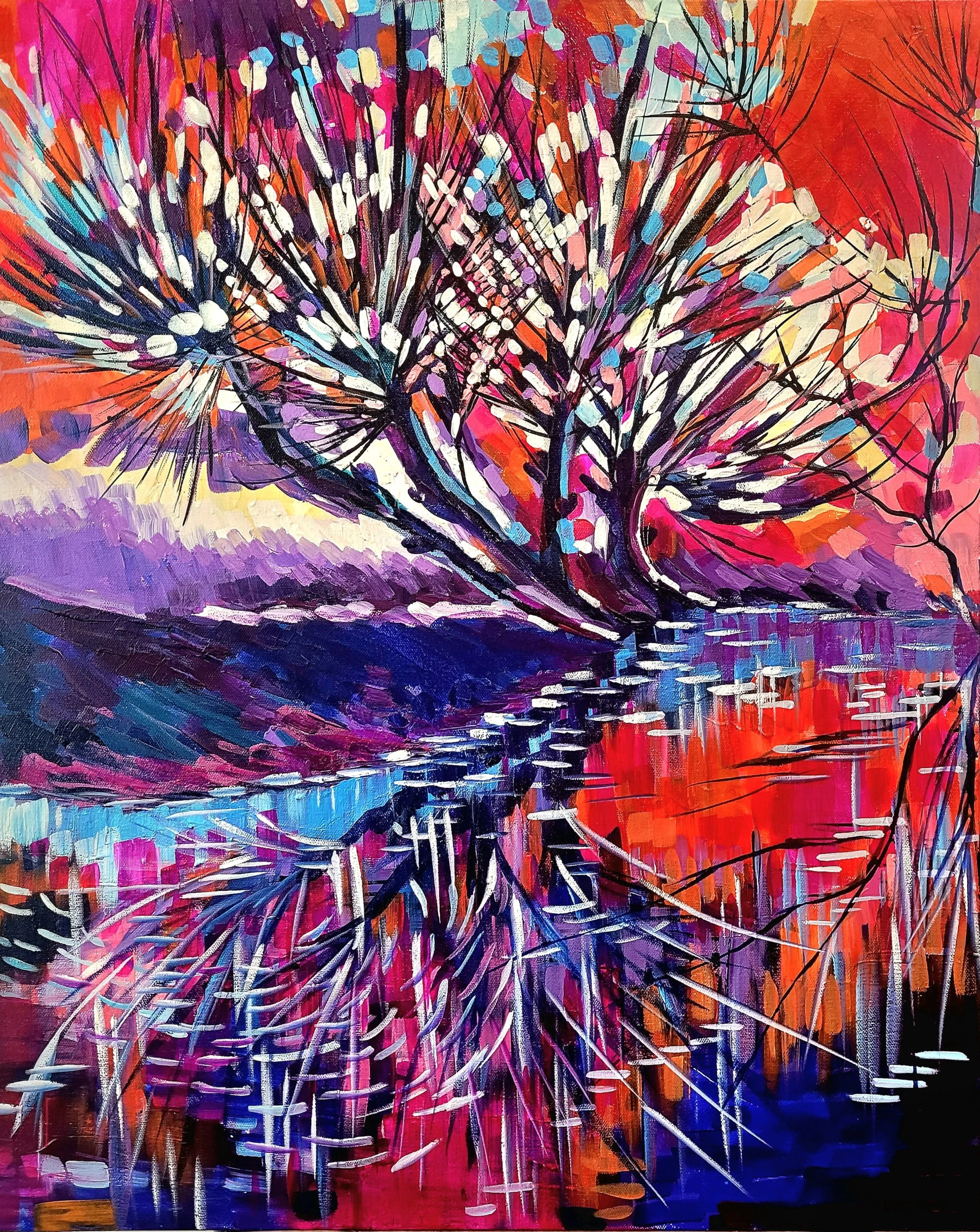 Dance With Dawn, 60 x 48 in