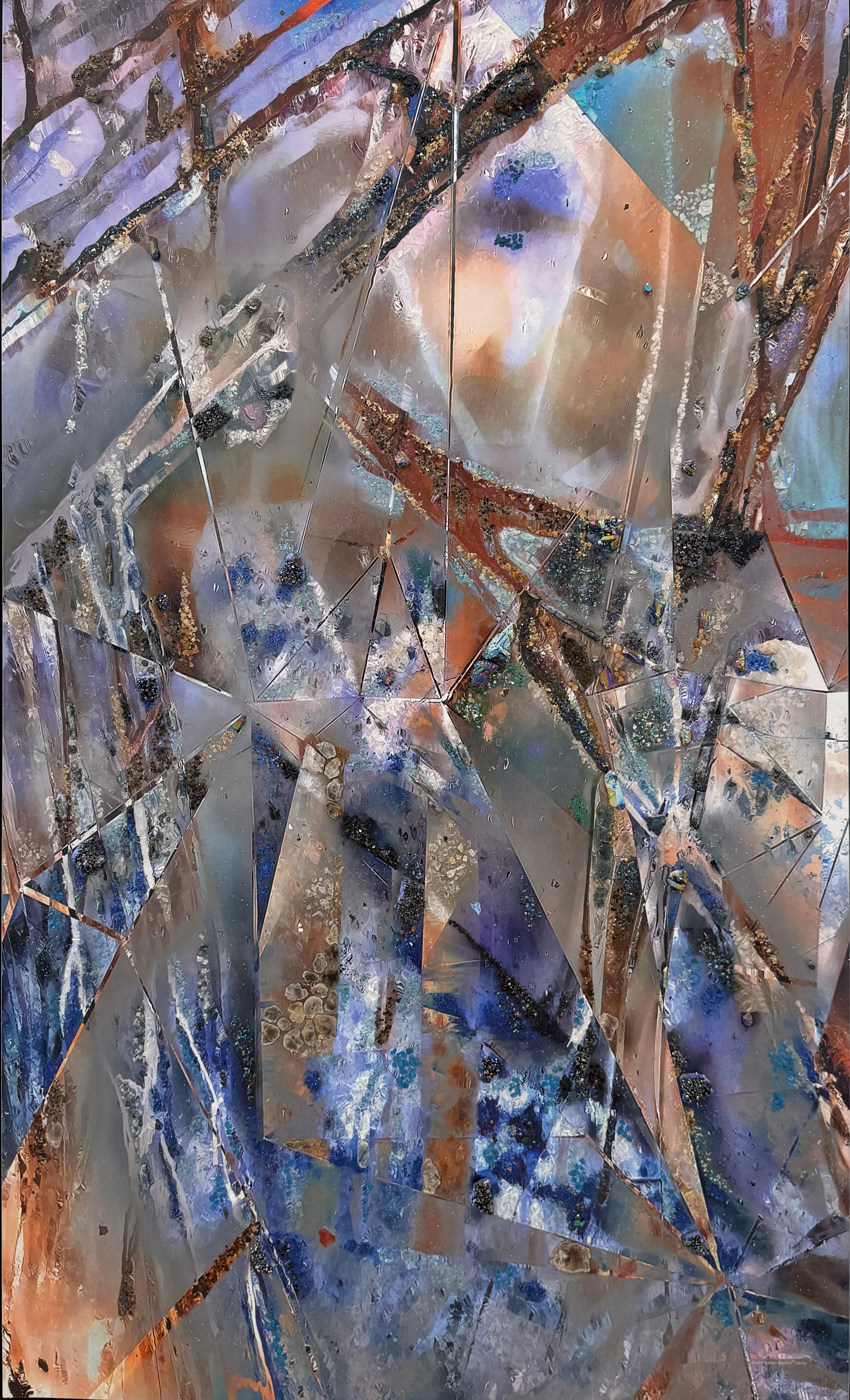 Crystal Synergies, 60 x 36"