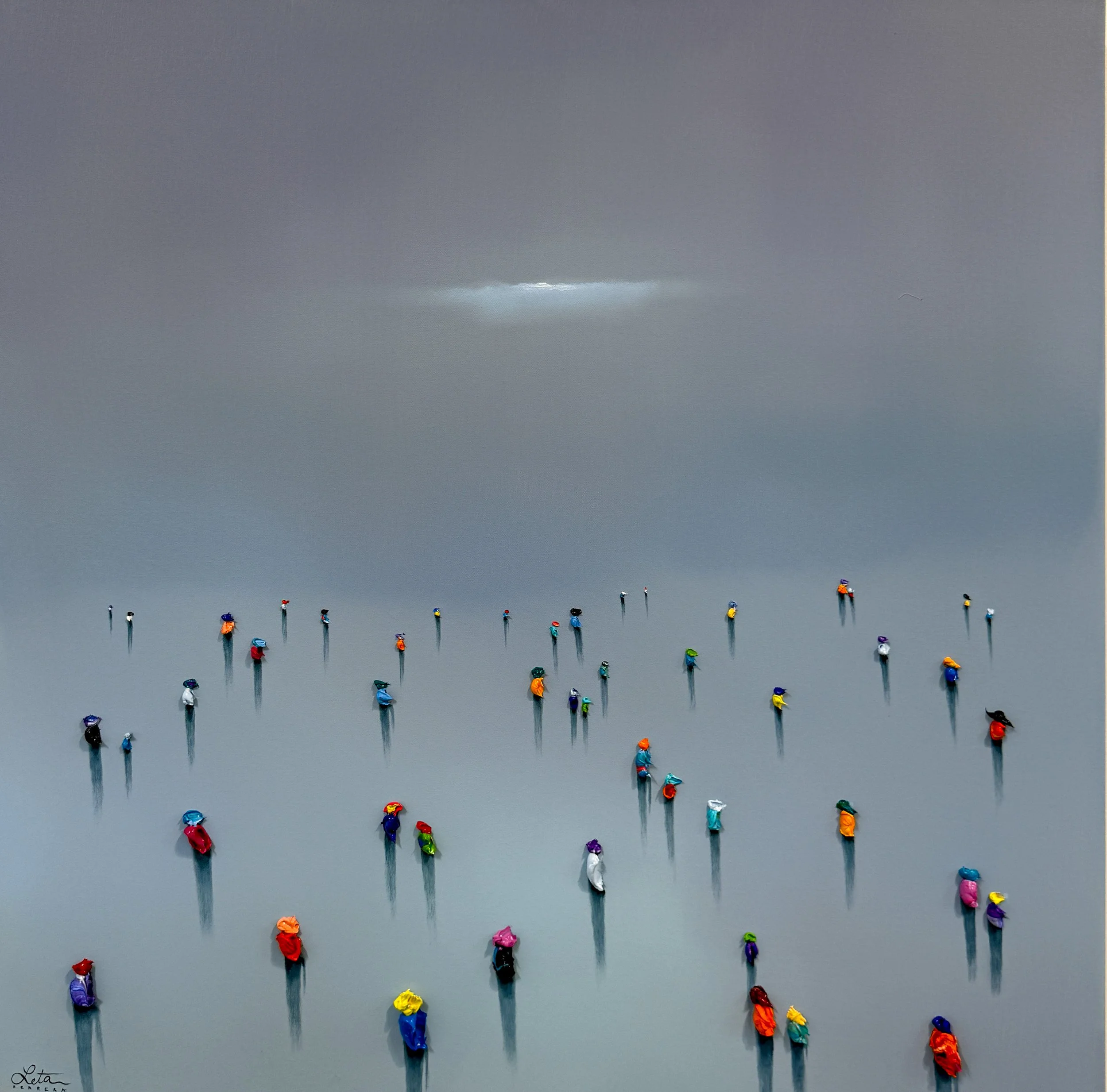 PRECIOUS LIGHT, 36 x 36 in.