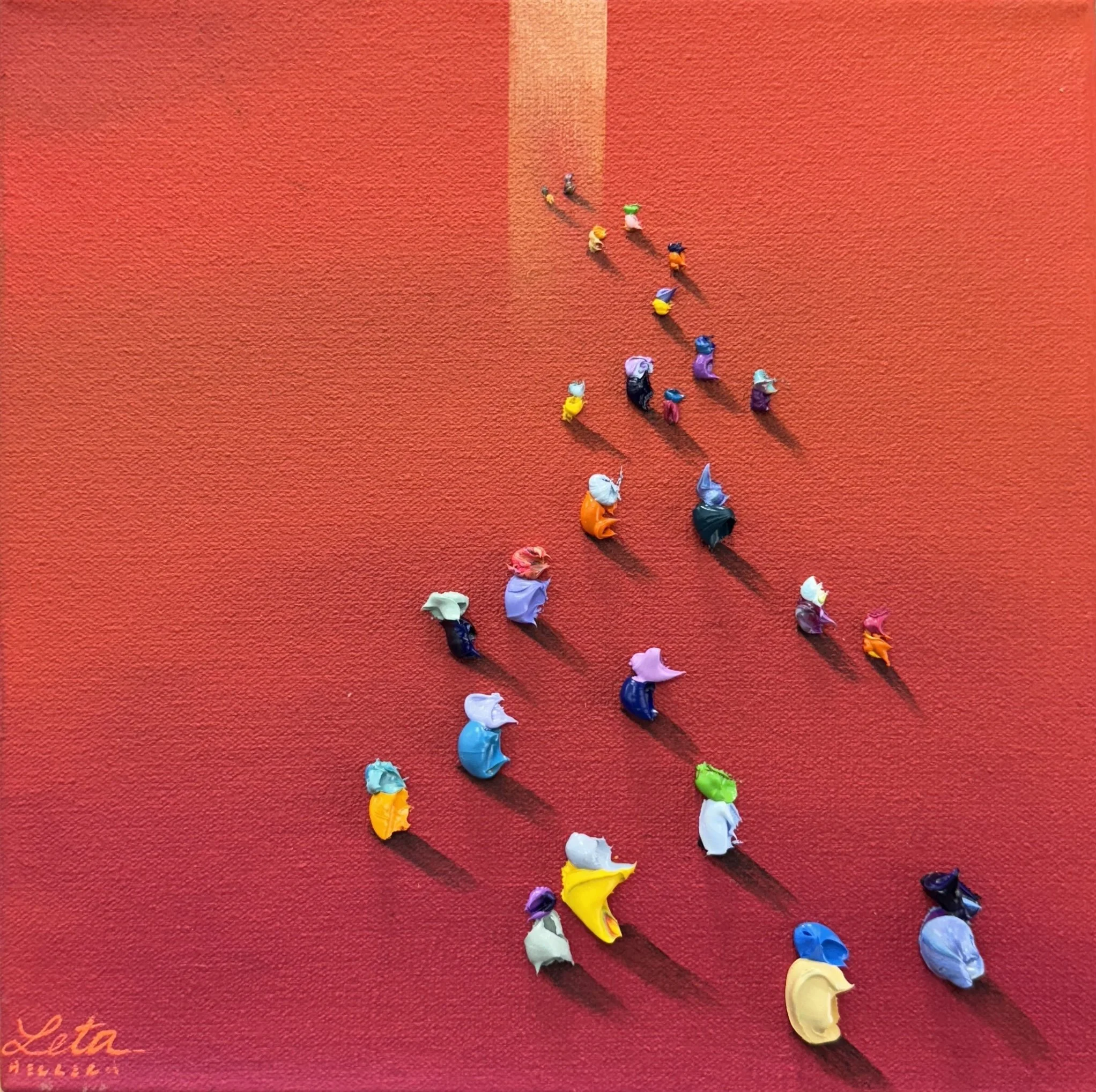 Light And Love 2, 10 x 10 in