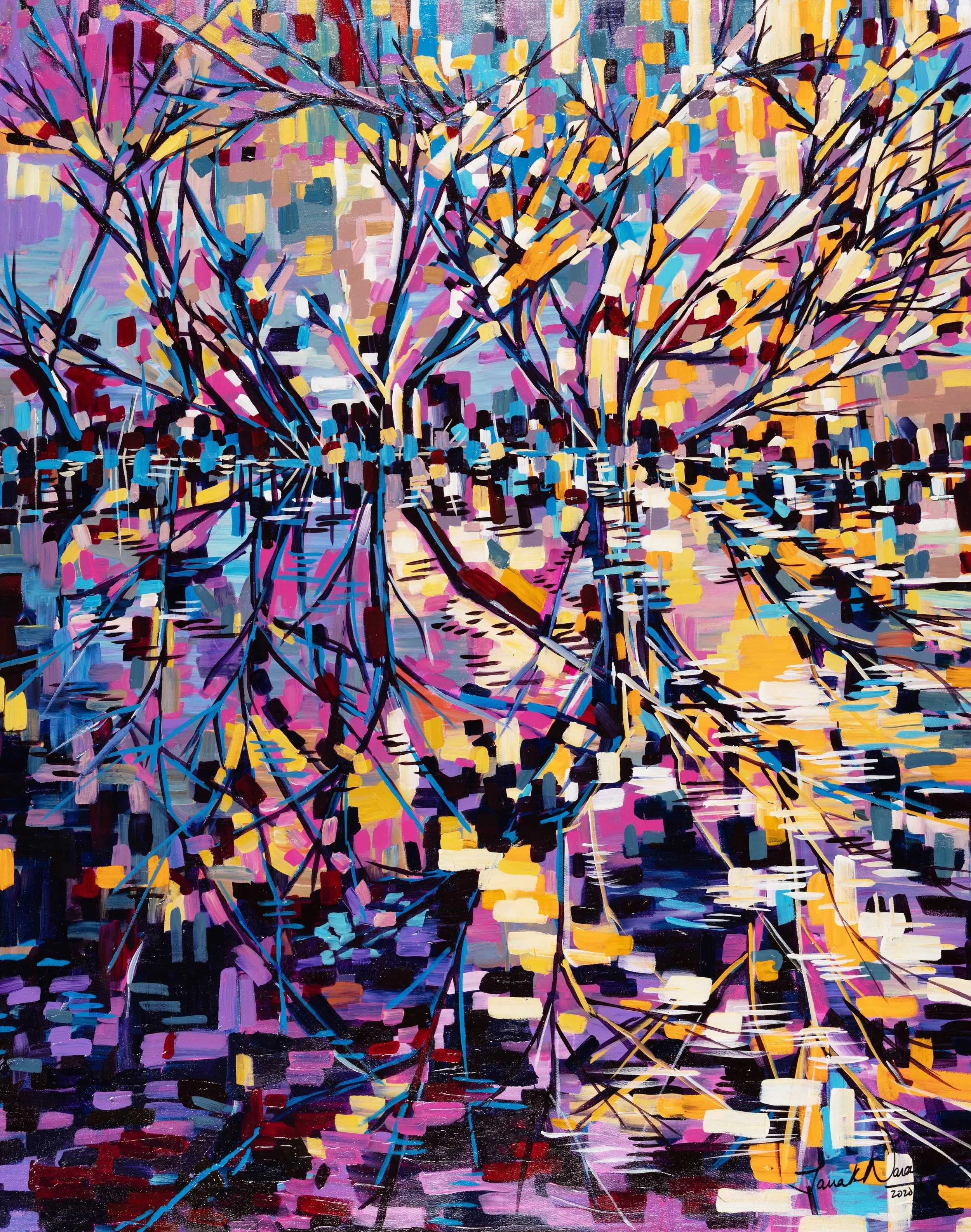 Submerged, 60 x 48 in