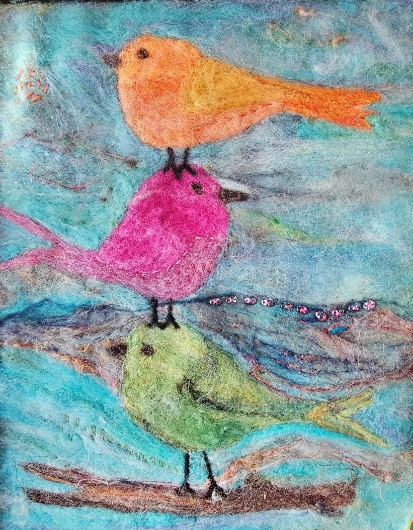 Needle Felting Workshop: Birds of a Feather