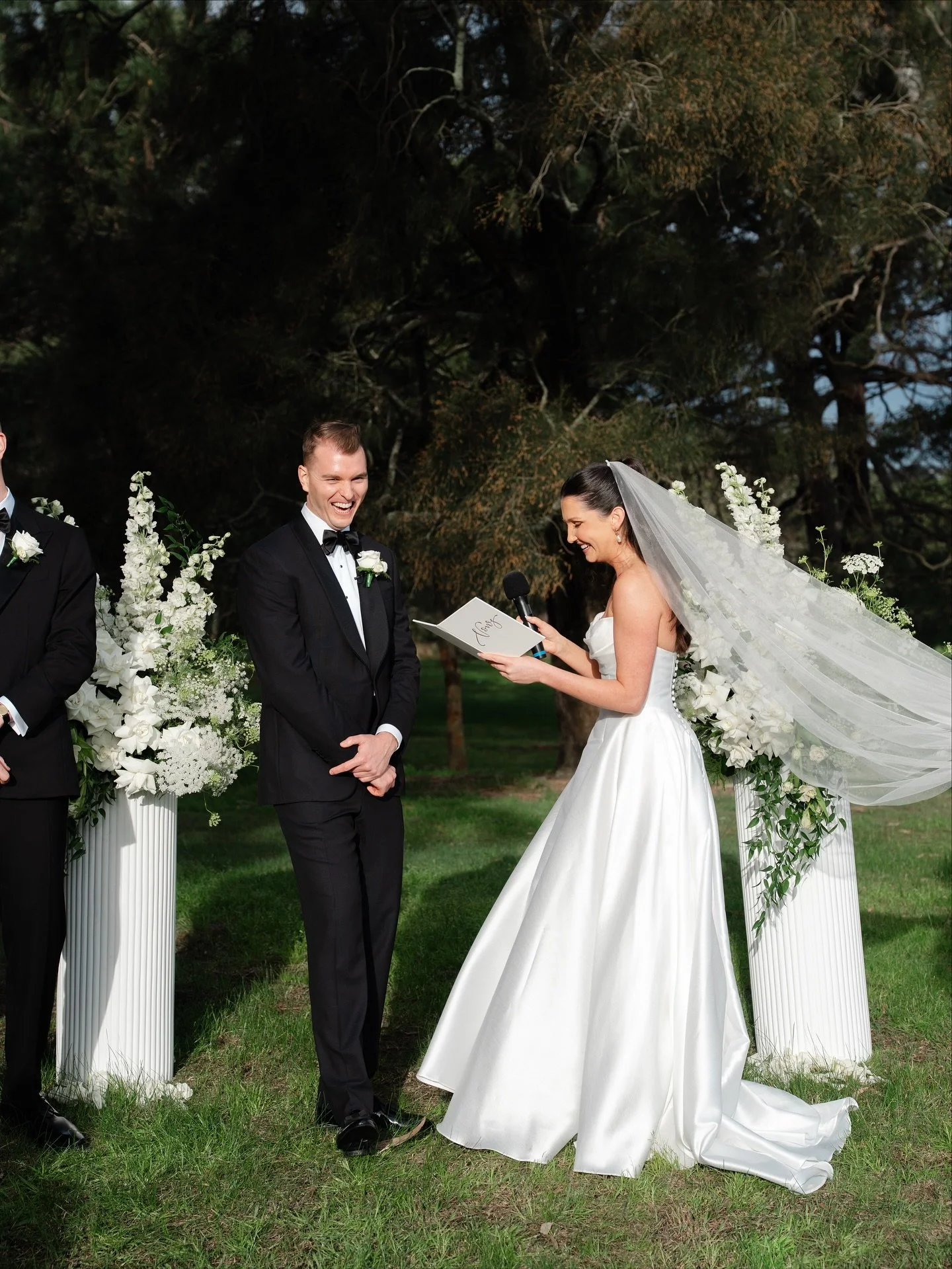 Sharing vows is such a vulnerable but rewarding ceremony addition 🥹