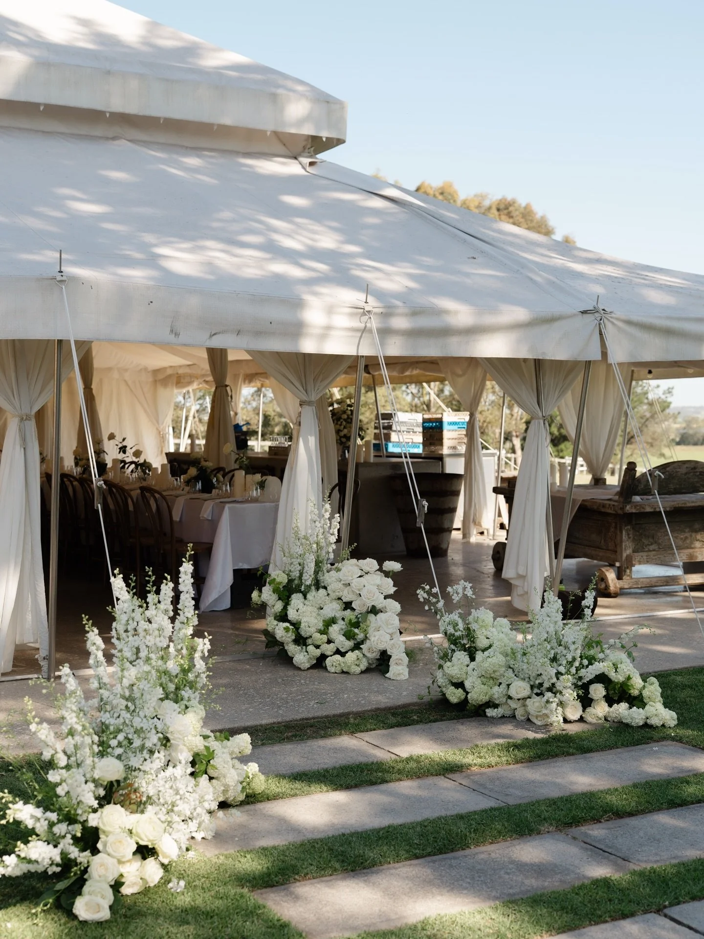 The reception details at @wallalong_house