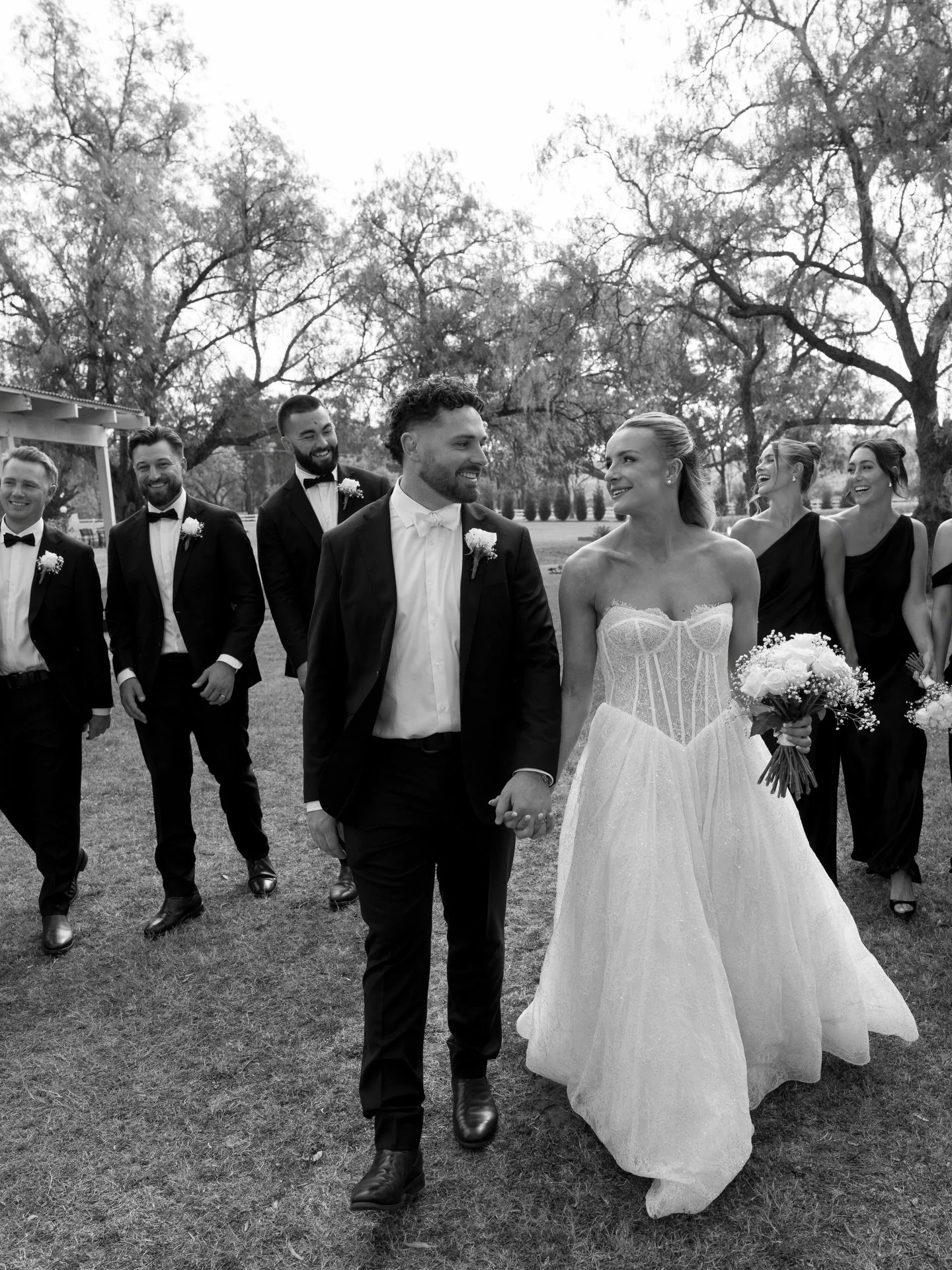 One of the most underrated parts of a wedding day is the people standing right next to you.

Not just for the photos.

But for the nerves.
The deep breaths.
The little glances that say, &ldquo;You&rsquo;re good.&rdquo;

The bridal party aren&rsquo;t 