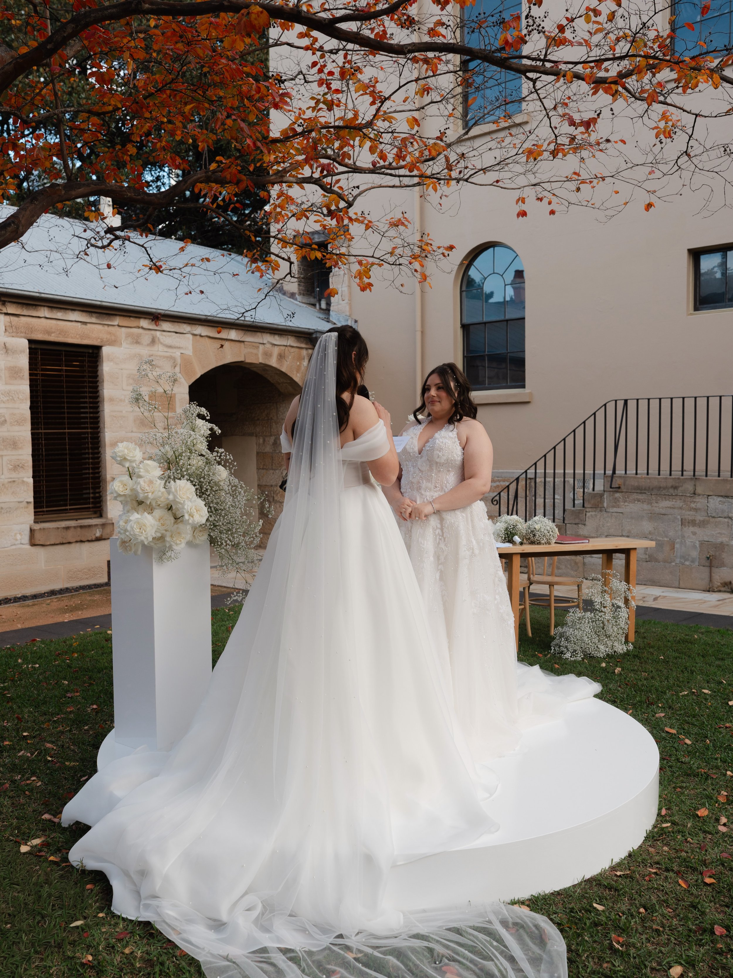 It&rsquo;s June in Sydney and that tree is still holding onto every last leaf like it knew it had a job to do. 

Victoria and Kath got married underneath it with their closest people watching on, and the whole thing felt exactly like what it was. Int