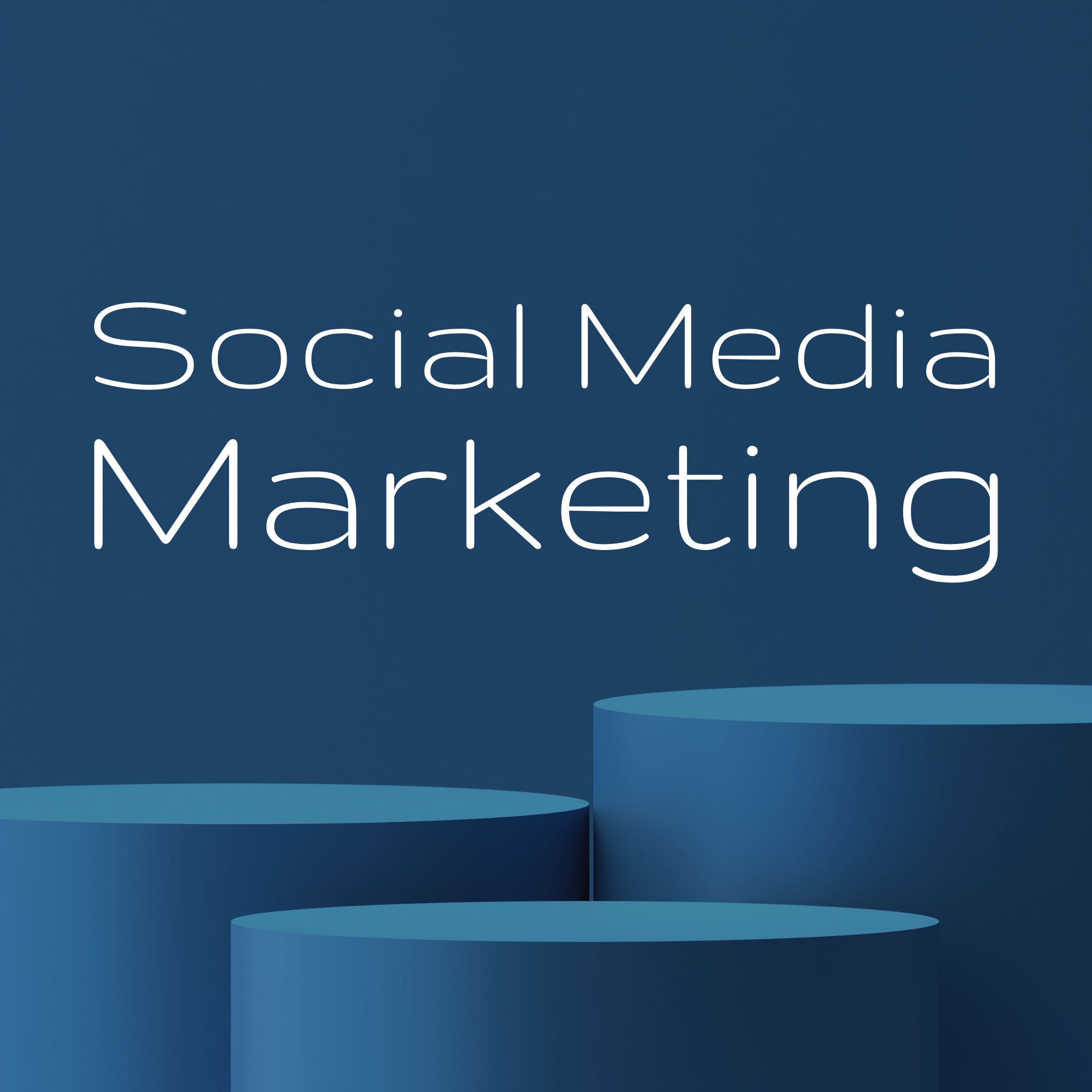 Social Media Marketing Blue Image 
