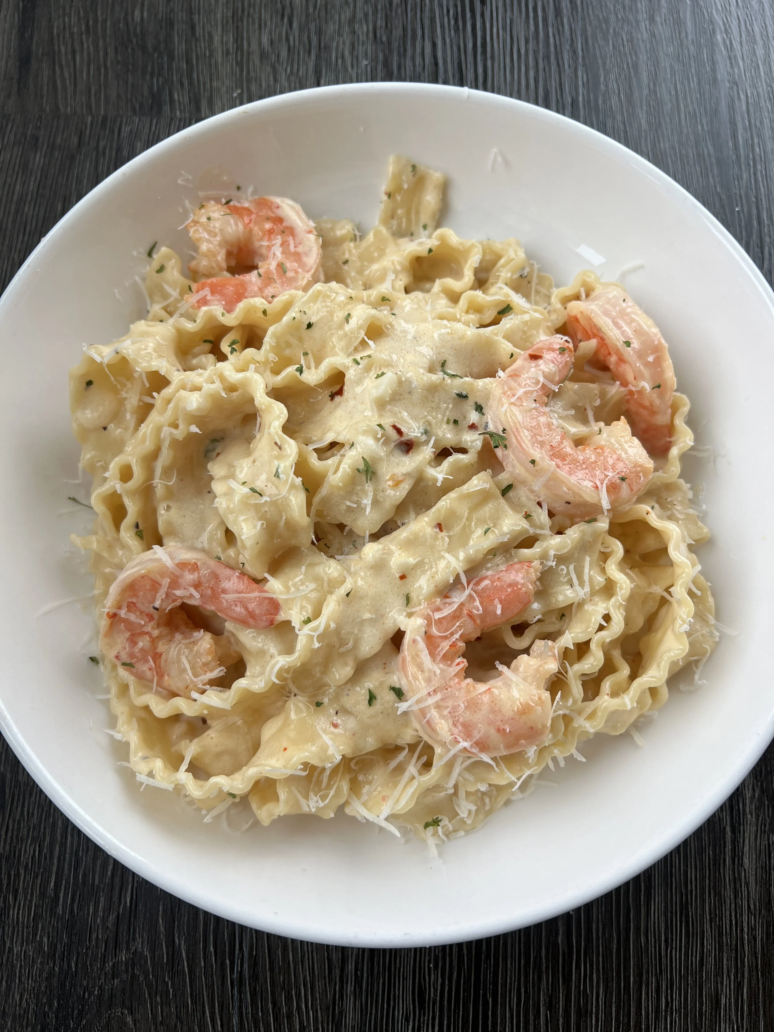 Creamy Lemon Pasta with Shrimp