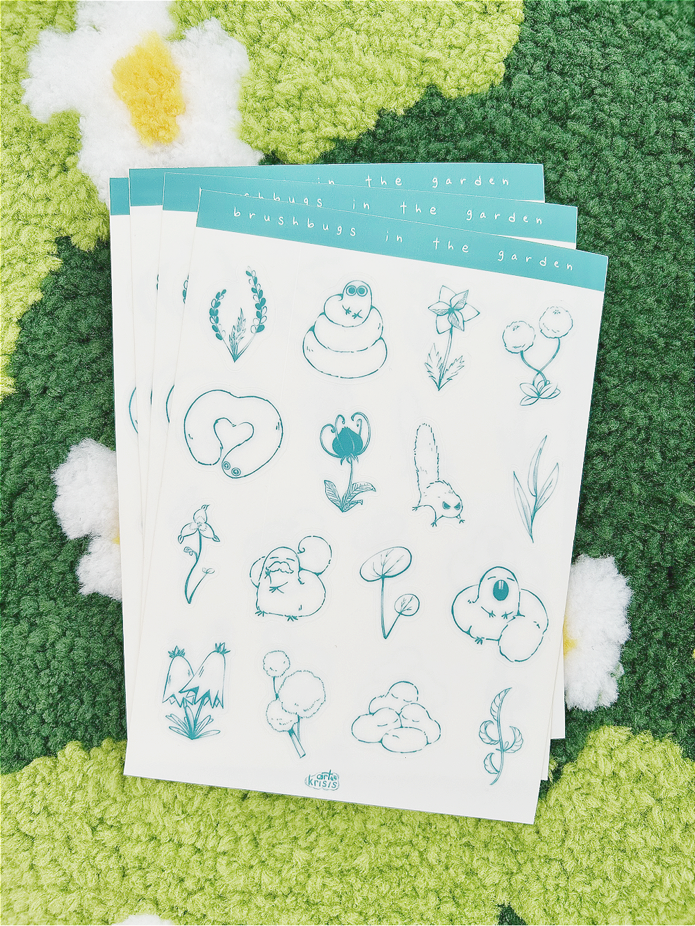 brushbuddy sticker sheet
