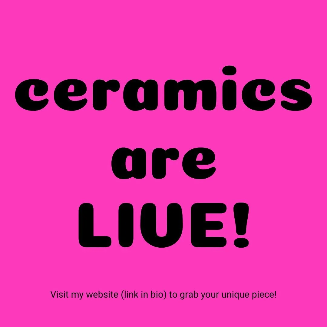 GO CHECK IT OUT!!! 

I&rsquo;ve added a BUNCH of unique, handmade ceramic pieces to my site, all made with love and care 😊🌸🍄 🛍️🛒

Perfect for Christmas pressiessss 😉 

LINK IN BIO