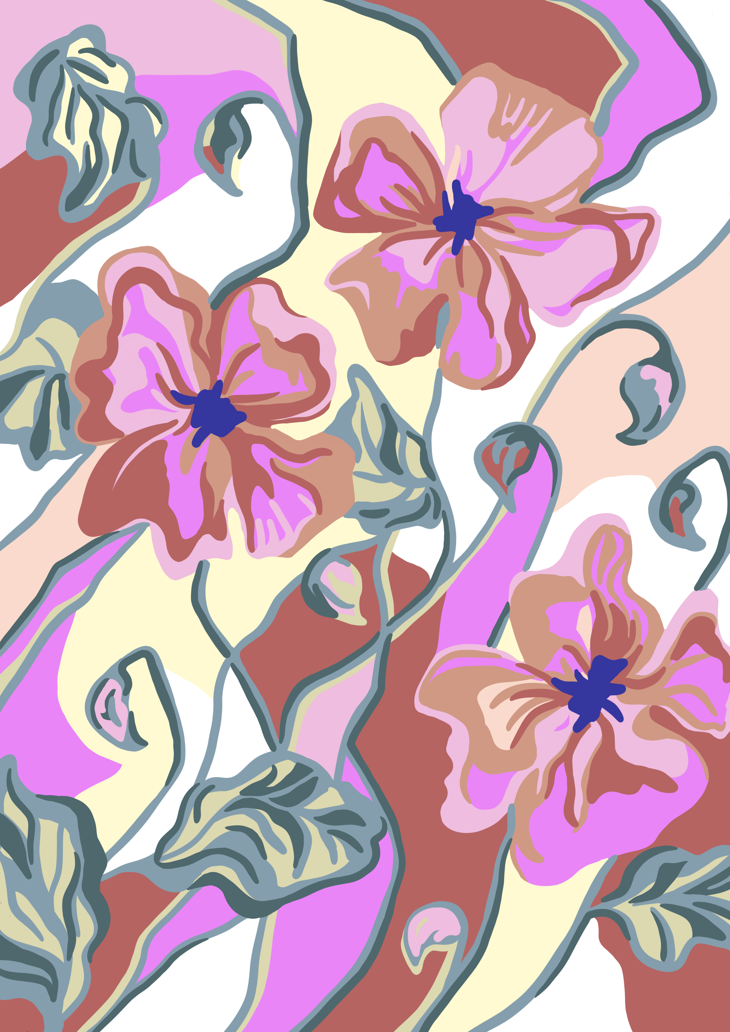 Prancing Poppies - Fine Art Print