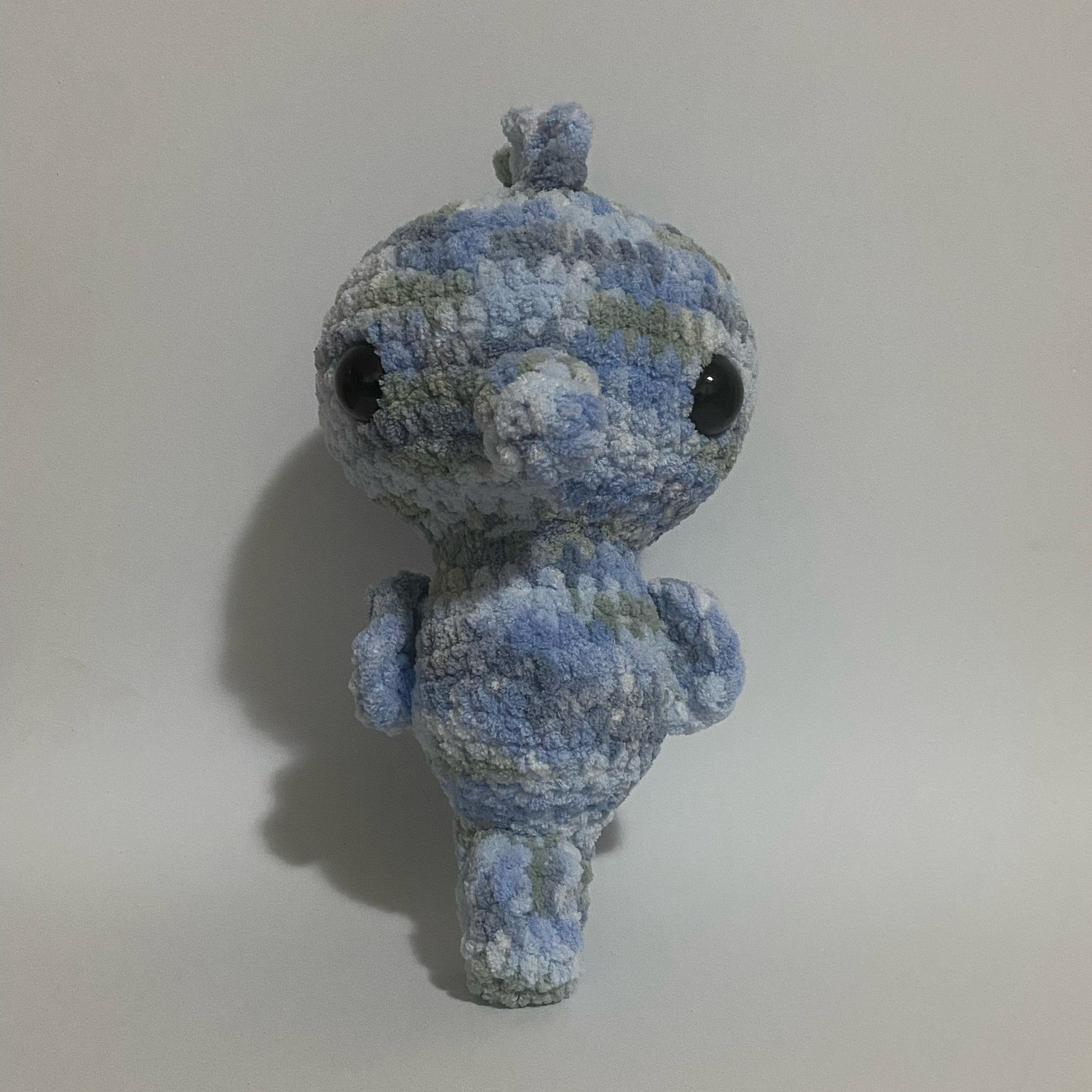 Blue and Grey Seahorse