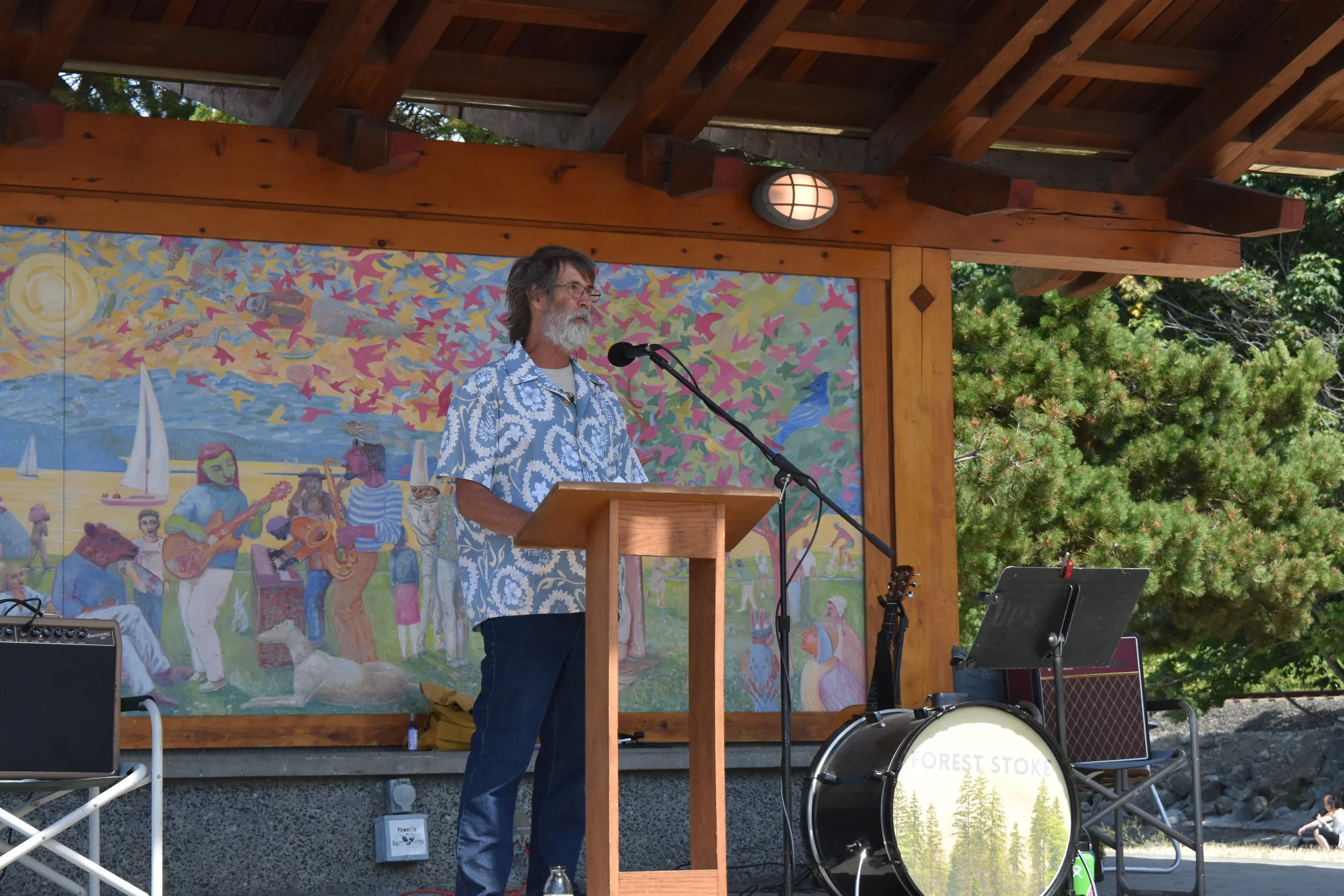 Brian Kerkvliet speaking on "Water and Climate In Our Local Landscape"