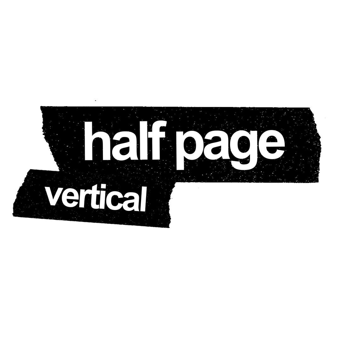 4.25 x 11” - Half Page Vertical