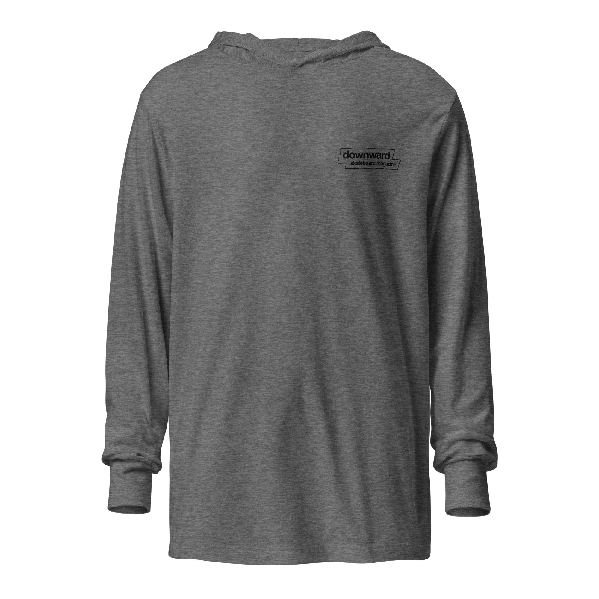Watching It Burn - Hooded LS Tee - Charcoal