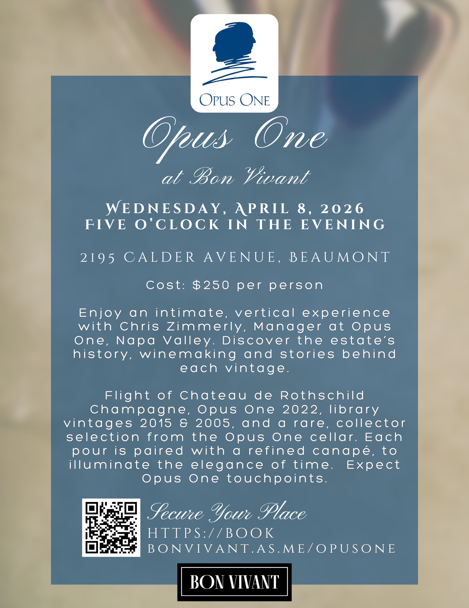 An Evening with Opus One