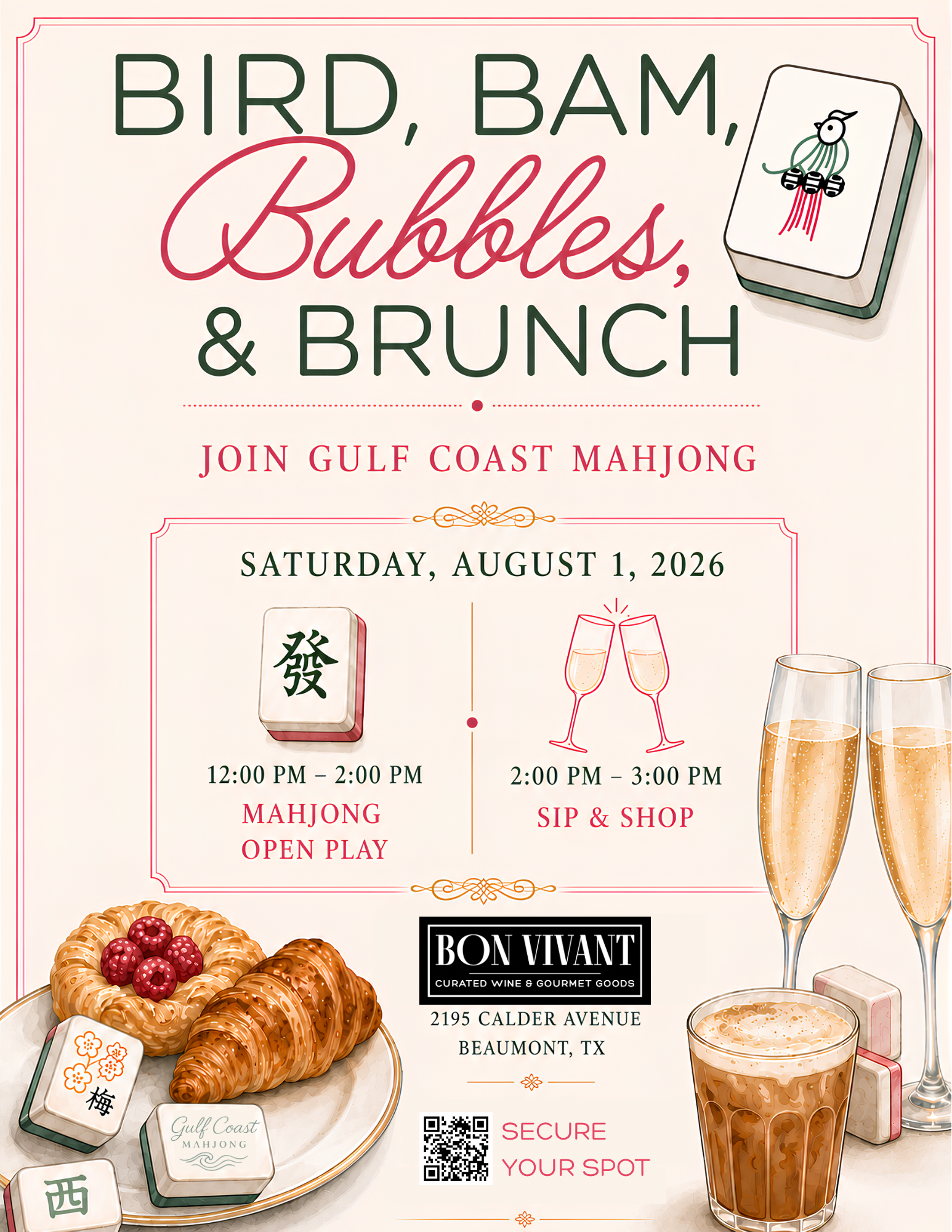 Bird, Bam, Bubbles, & Brunch!