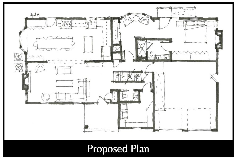  proposed plan for interior design of multi-generational home plans 