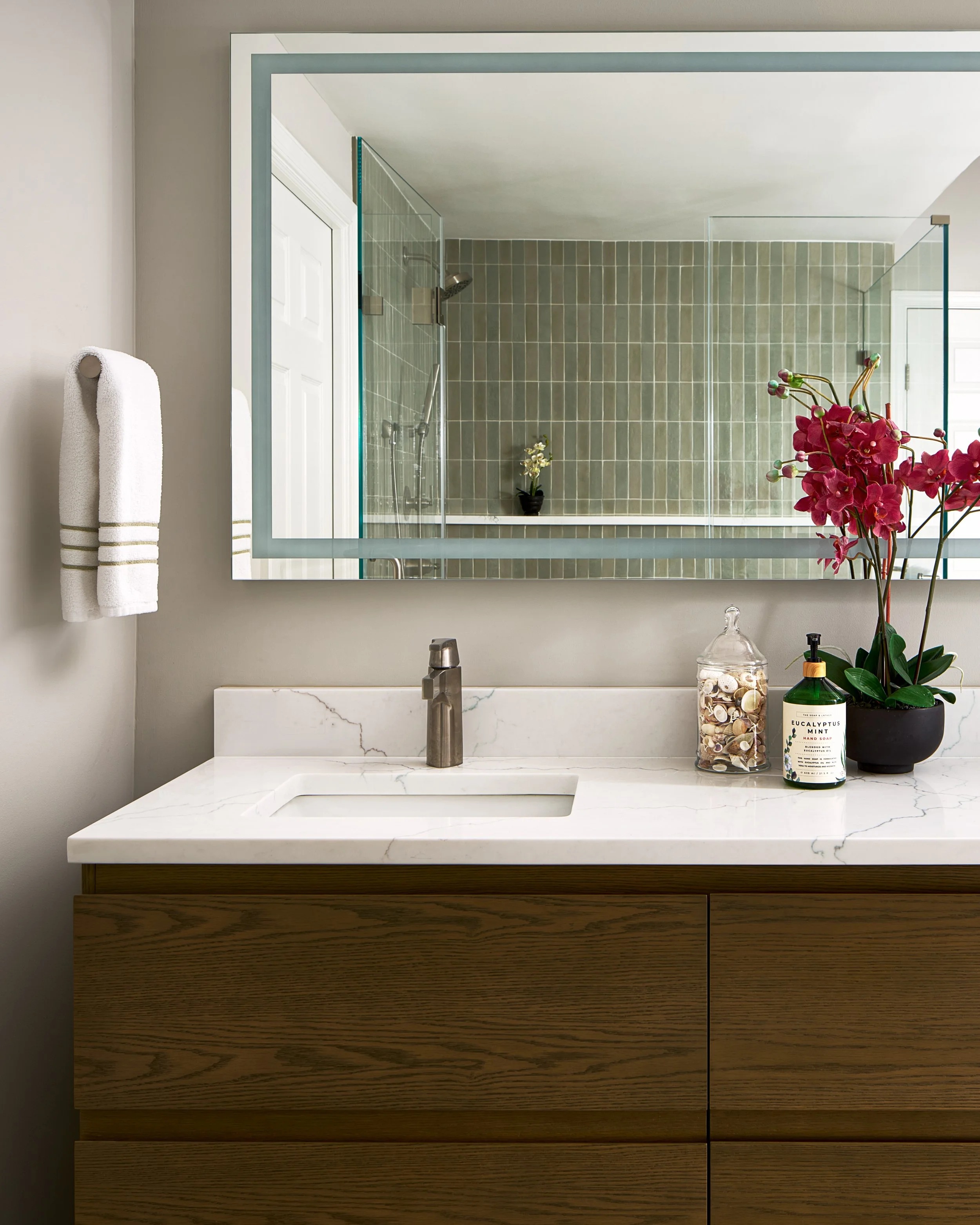 White Flint condominium renovation by TOBE DesignGroup