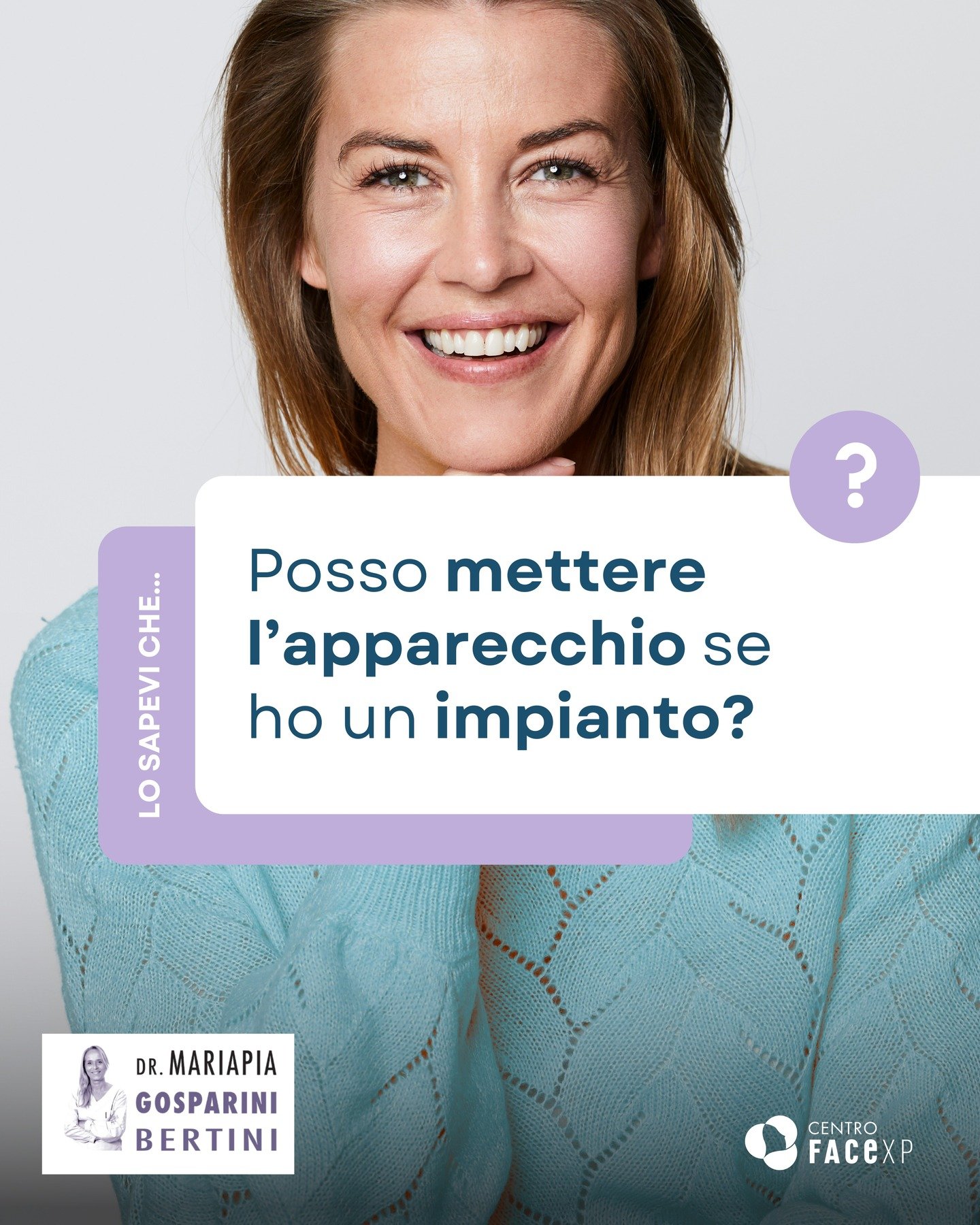 Posso mettere l&rsquo;apparecchio se ho un impianto dentale? La risposta è sì! ✅

Tuttavia, è importante considerare che gli impianti, essendo fissi, non potranno muoversi e l'ortodontista dovrà adattare il trattamento di conseguenza.

E se invec