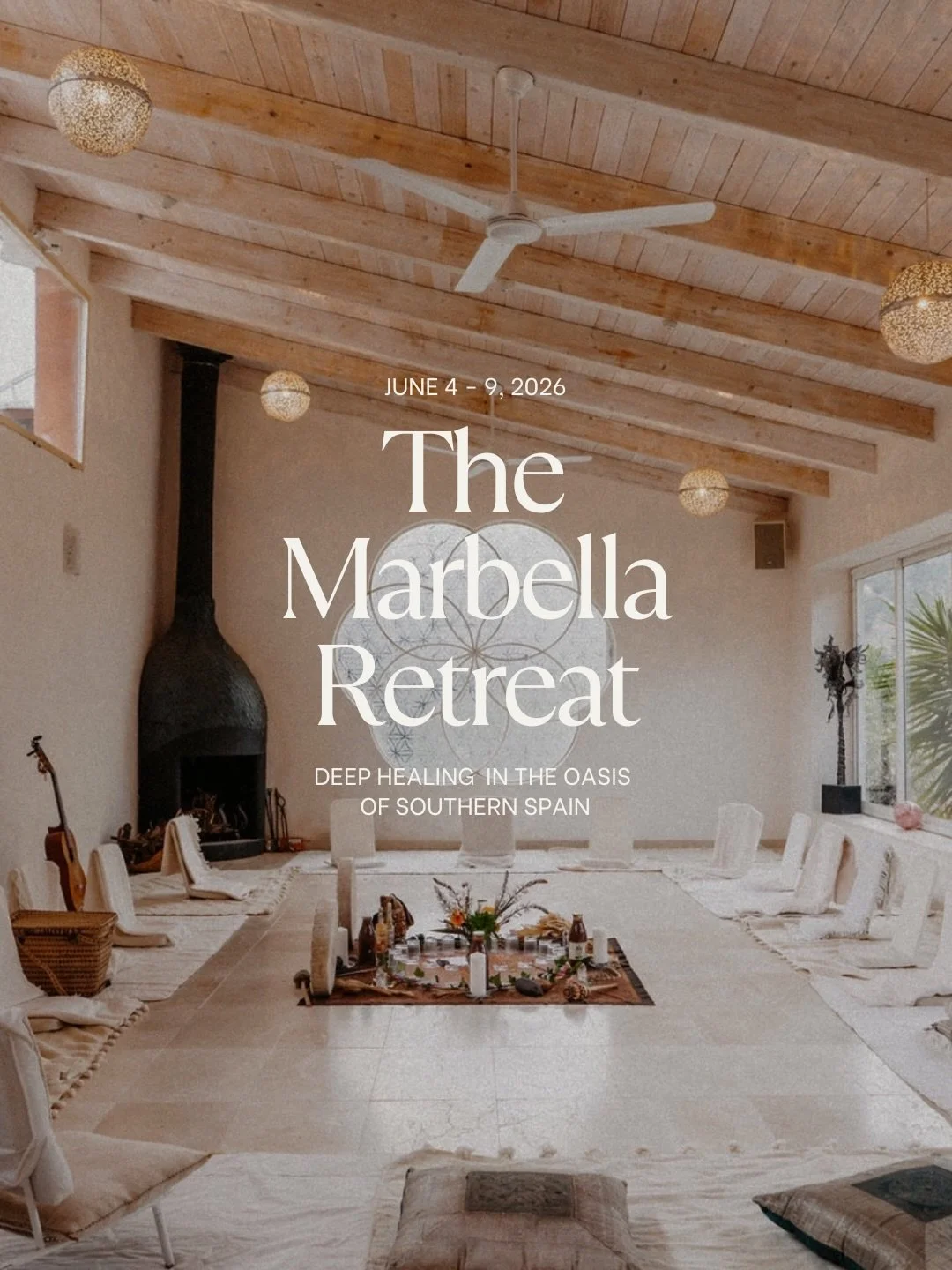 Marbella Retreat, June 4&ndash;9 🌿
6 days of deep healing in the oasis of southern Spain. Nature immersion, meaningful connection, and time to truly slow down.

Me and @audreyhendrixx_ can&rsquo;t wait to welcome you on this beautiful reset ✨

✨ Lim