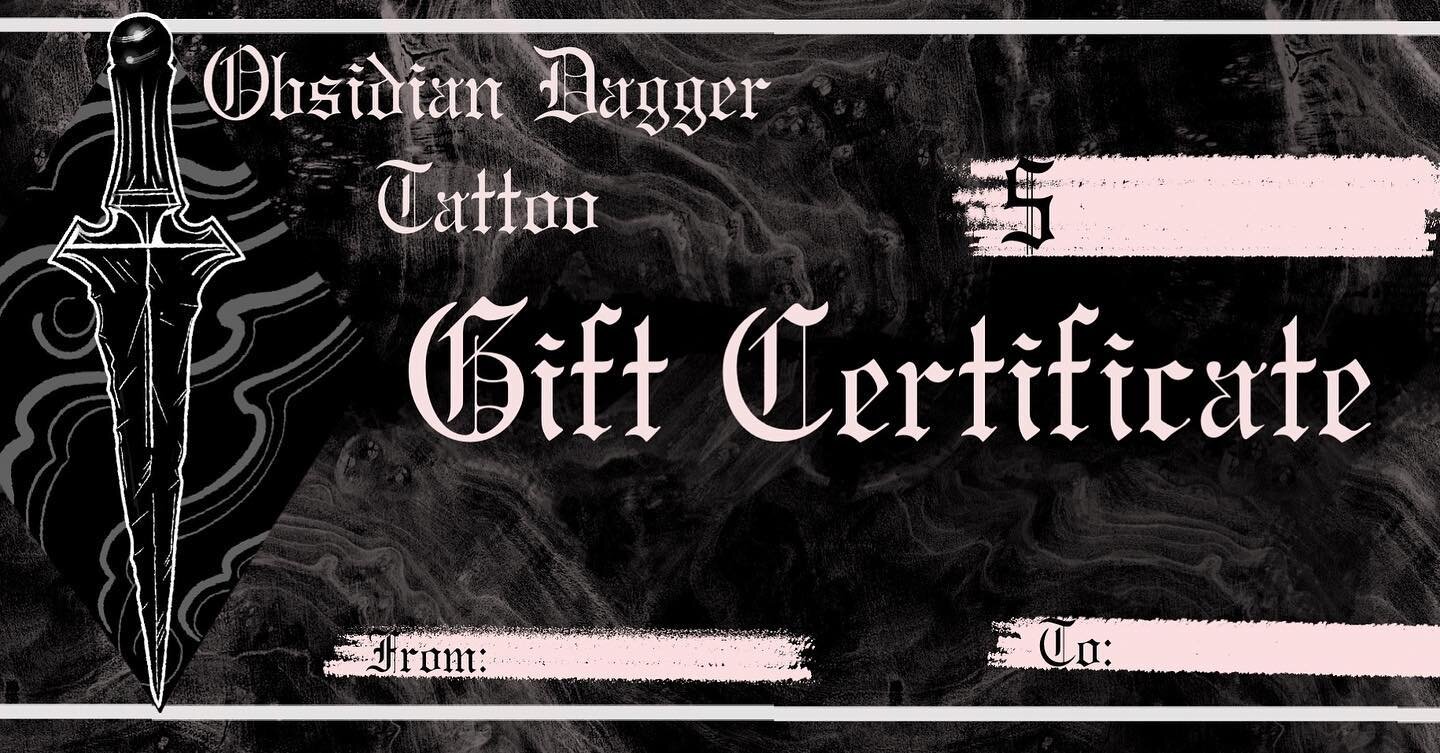 Gift cards are available! These can be purchased and used for any tattoo work! Or any piercing service! They are printed on high quality paper stock and can be picked up at our shop in Pilsen!
#giftideas #tattoo #pilsen #chicagotattooartist #chicagot