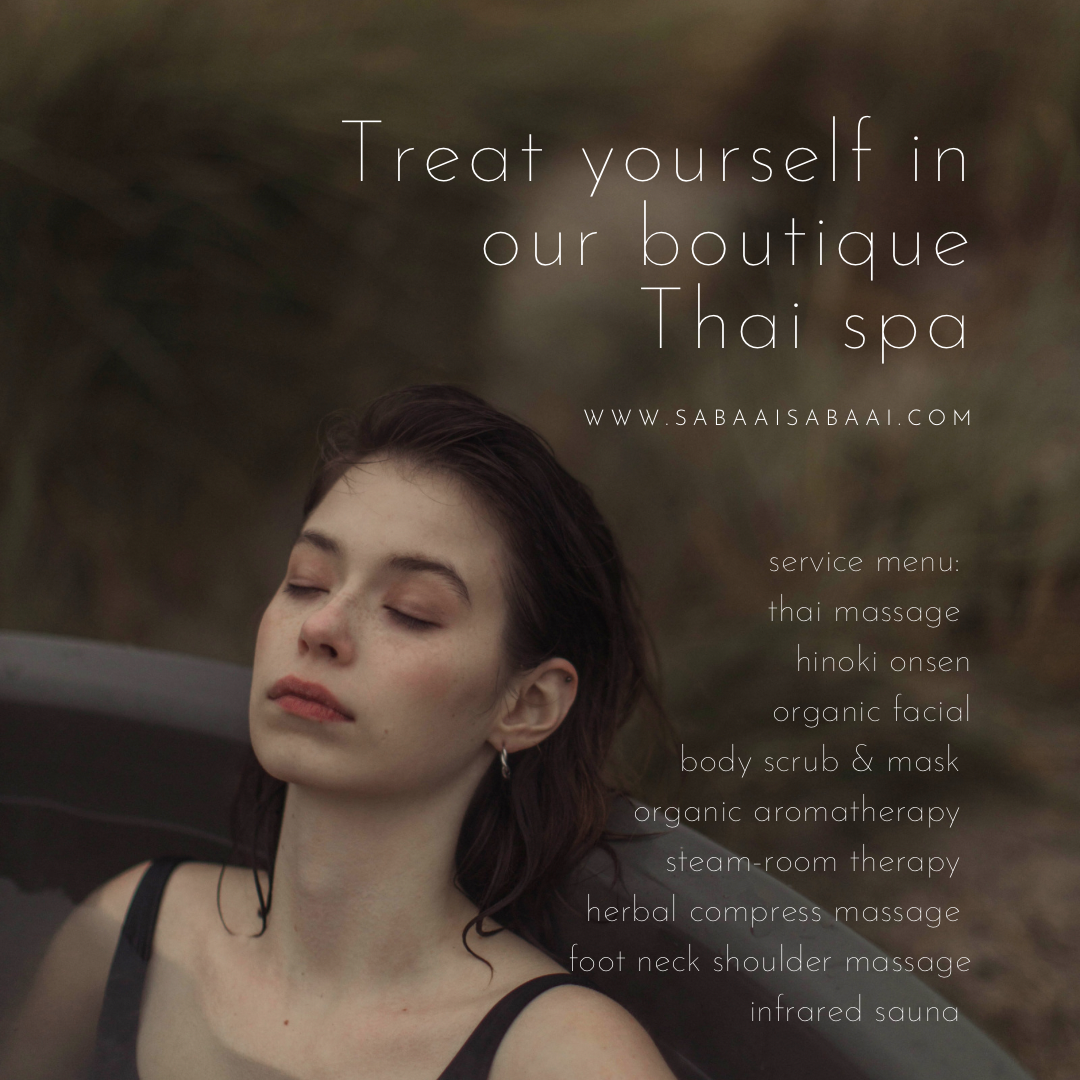 Types of massages and spa facilities available 