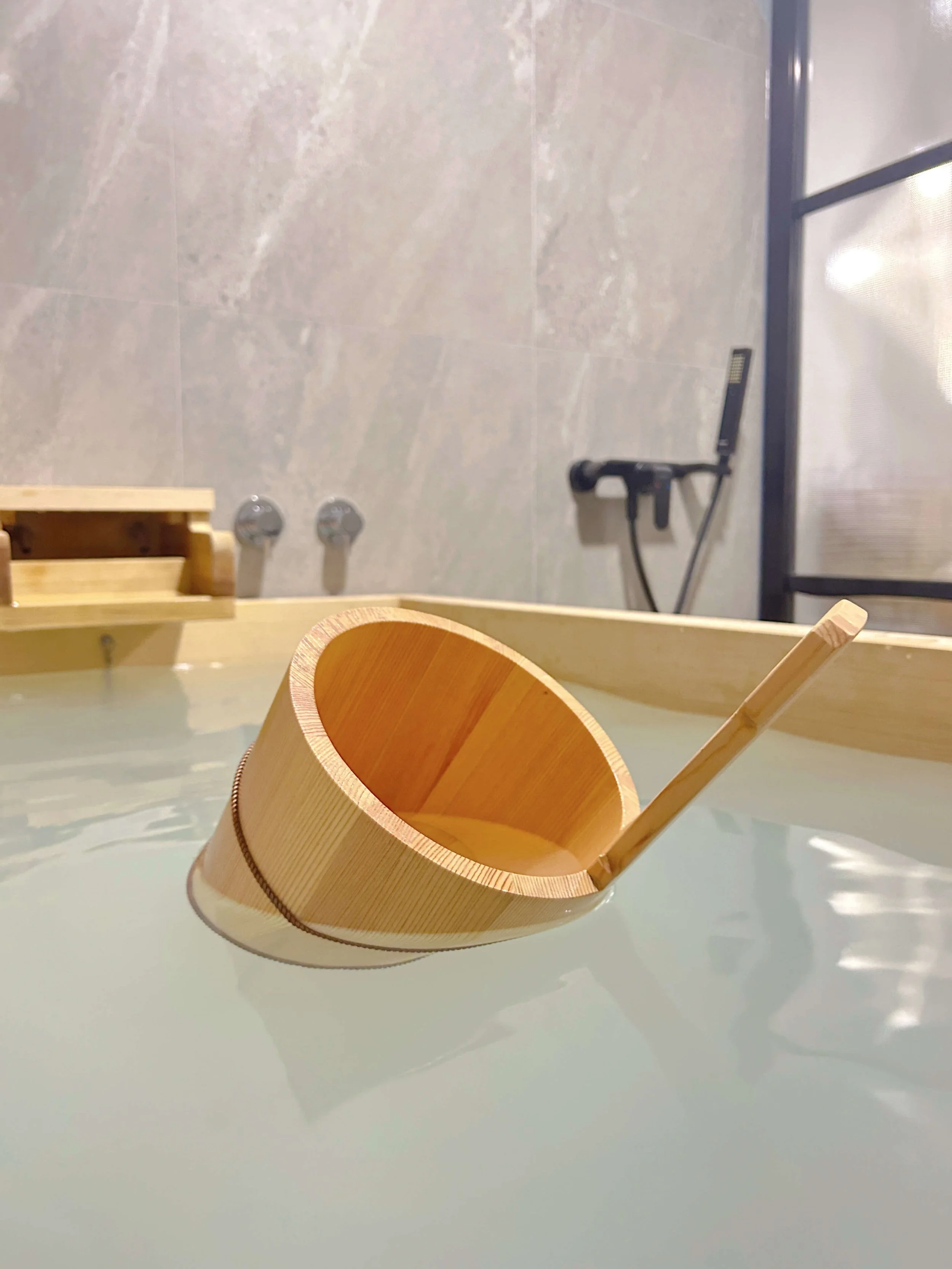 a private hinoki onsen spa in Singapore