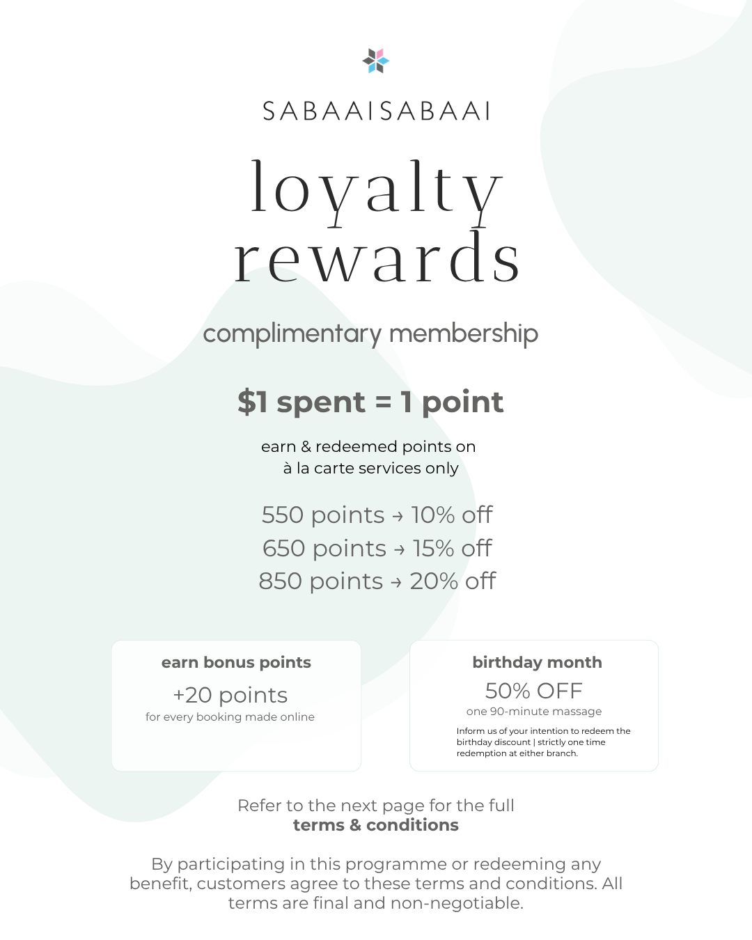 New loyalty rewards from 2026