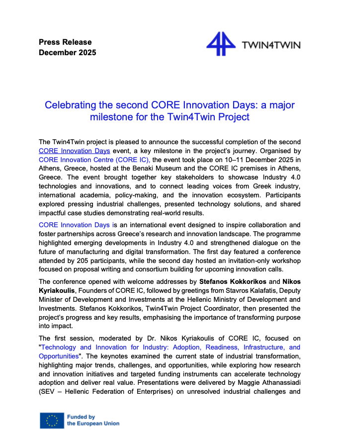 8th Press Release 