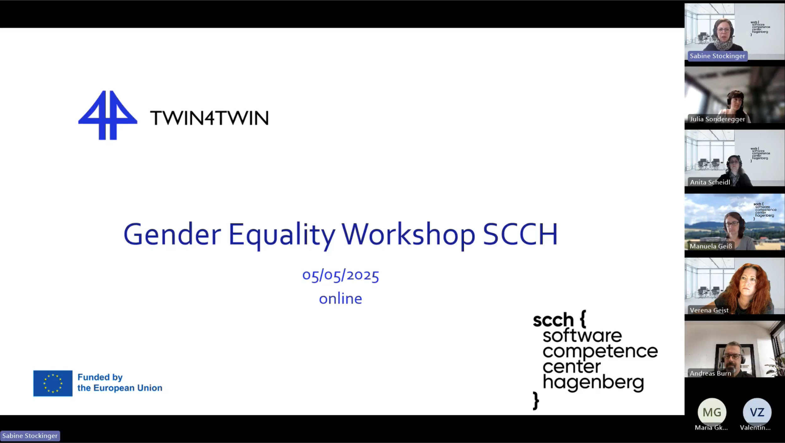 Gender Equality Workshop by SCCH