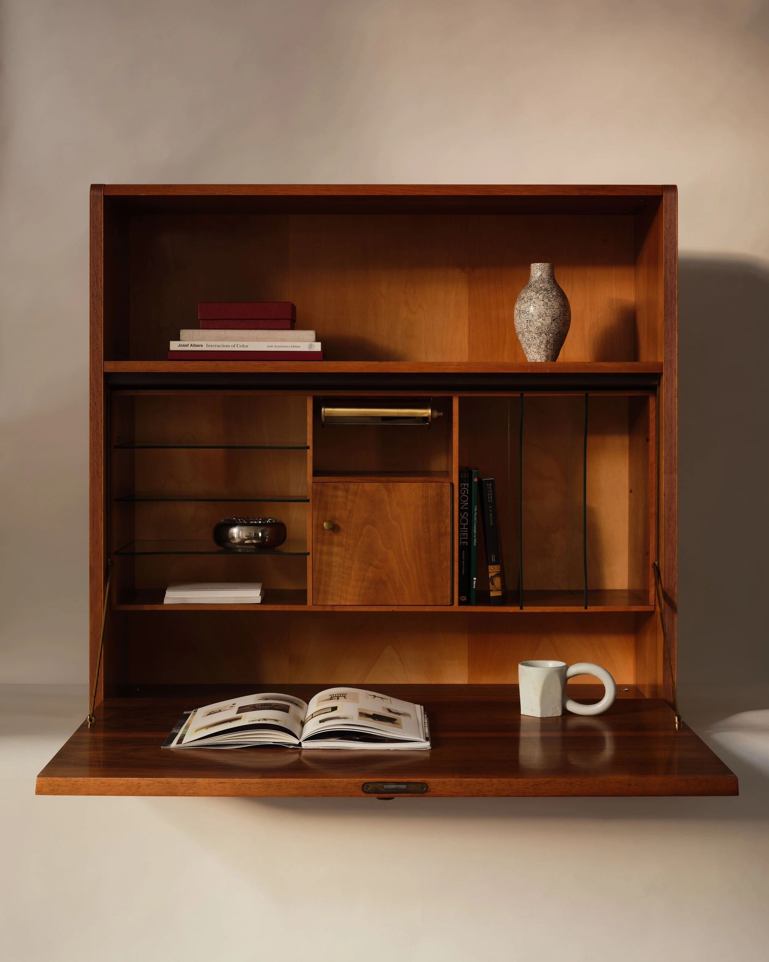 A.A. Patijn Wall-Mounted Drop-Front Desk