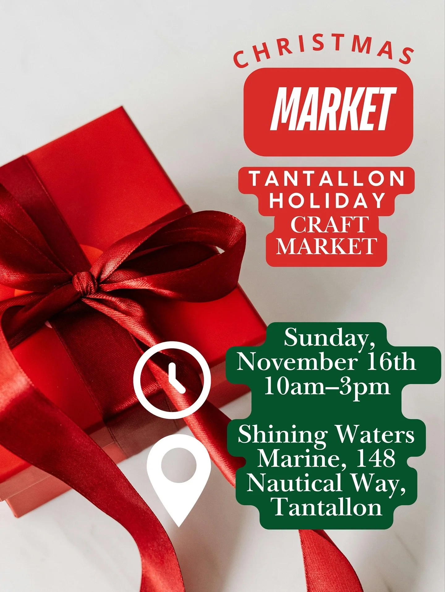 ✨ We&rsquo;ll be at the Tantallon Christmas Market tomorrow! ✨
Join us Sunday, November 16th from 10am&ndash;3pm at Shining Waters Marine 🎄
We&rsquo;re looking forward to seeing you and sharing our delicious and nutritious food toppings and healthy 